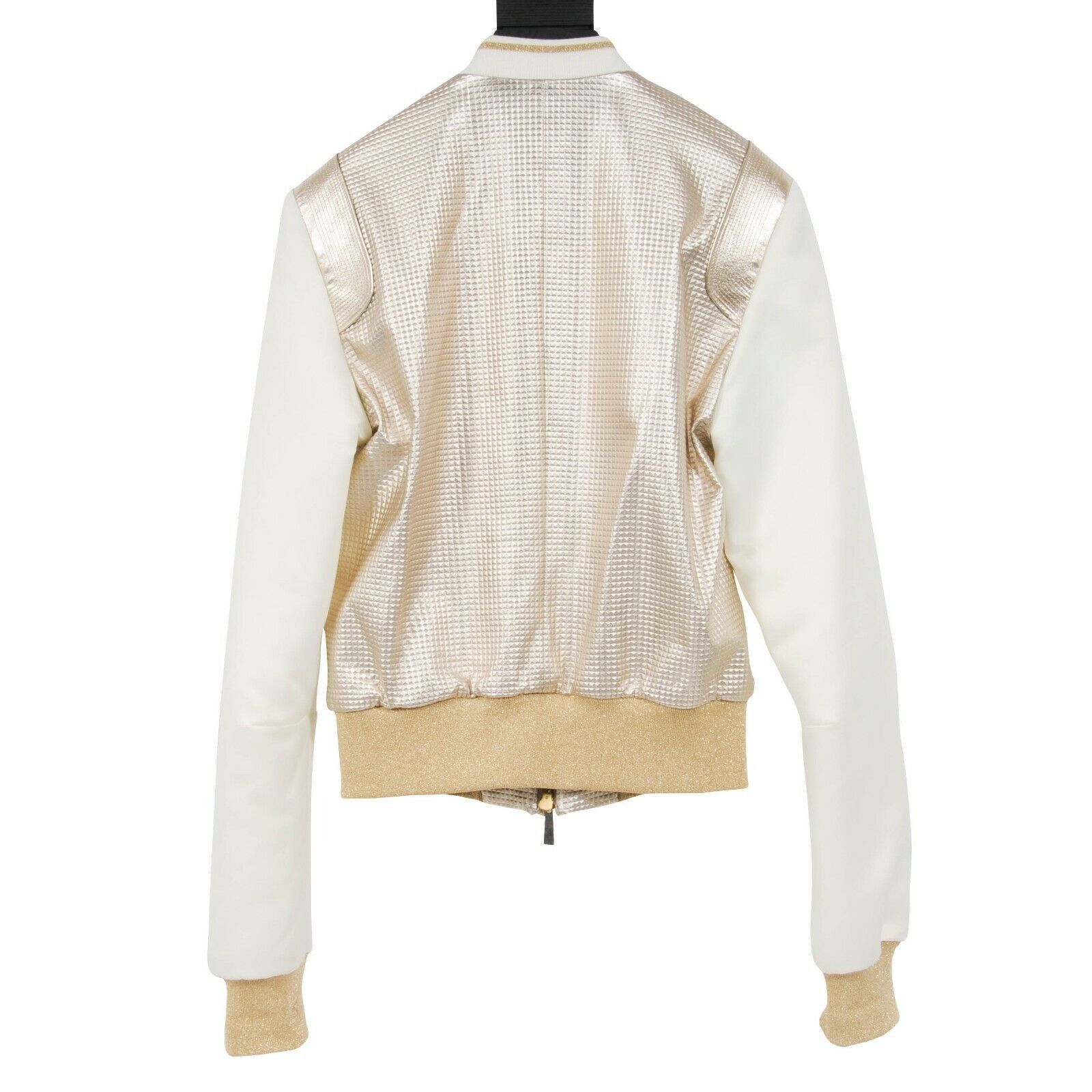 Just Cavalli Gold Bomber Track Jacket Size S / US 4 / IT 40 - 2 Thumbnail