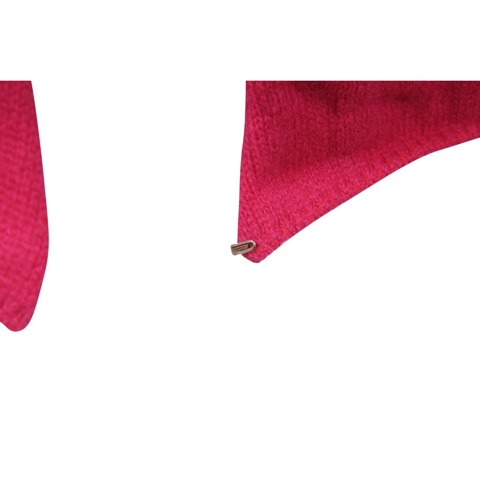 Marni Pink Cashmere Tie Front Cropped Cardigan Top Size S / US 4 / IT 40 - 13 Thumbnail
