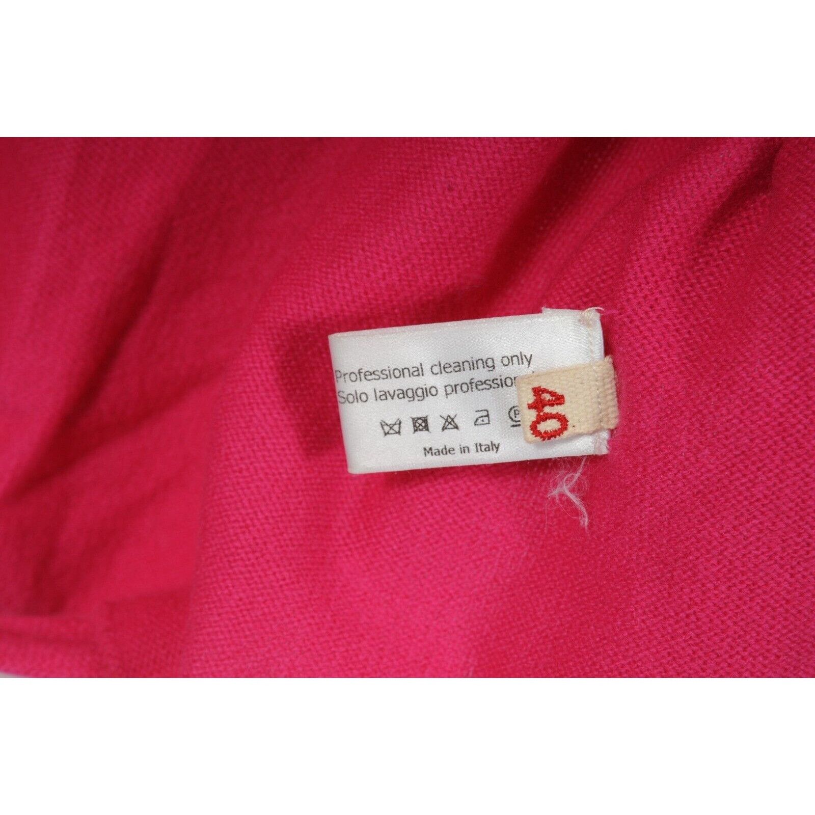 Marni Pink Cashmere Tie Front Cropped Cardigan Top Size S / US 4 / IT 40 - 8 Thumbnail