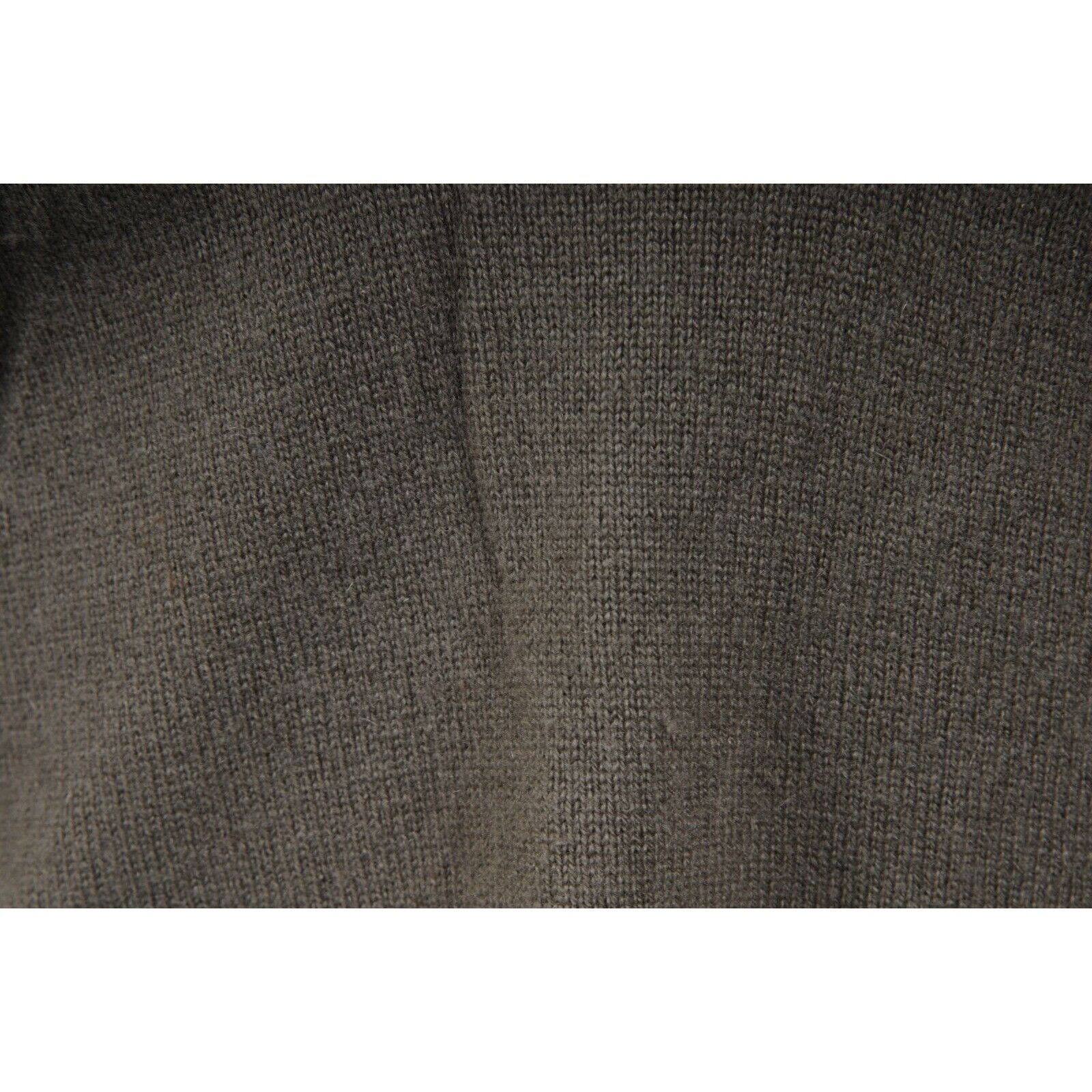 Marni U Neck Sweater Olive Green Cashmere Size S / US 4 / IT 40 - 5 Thumbnail