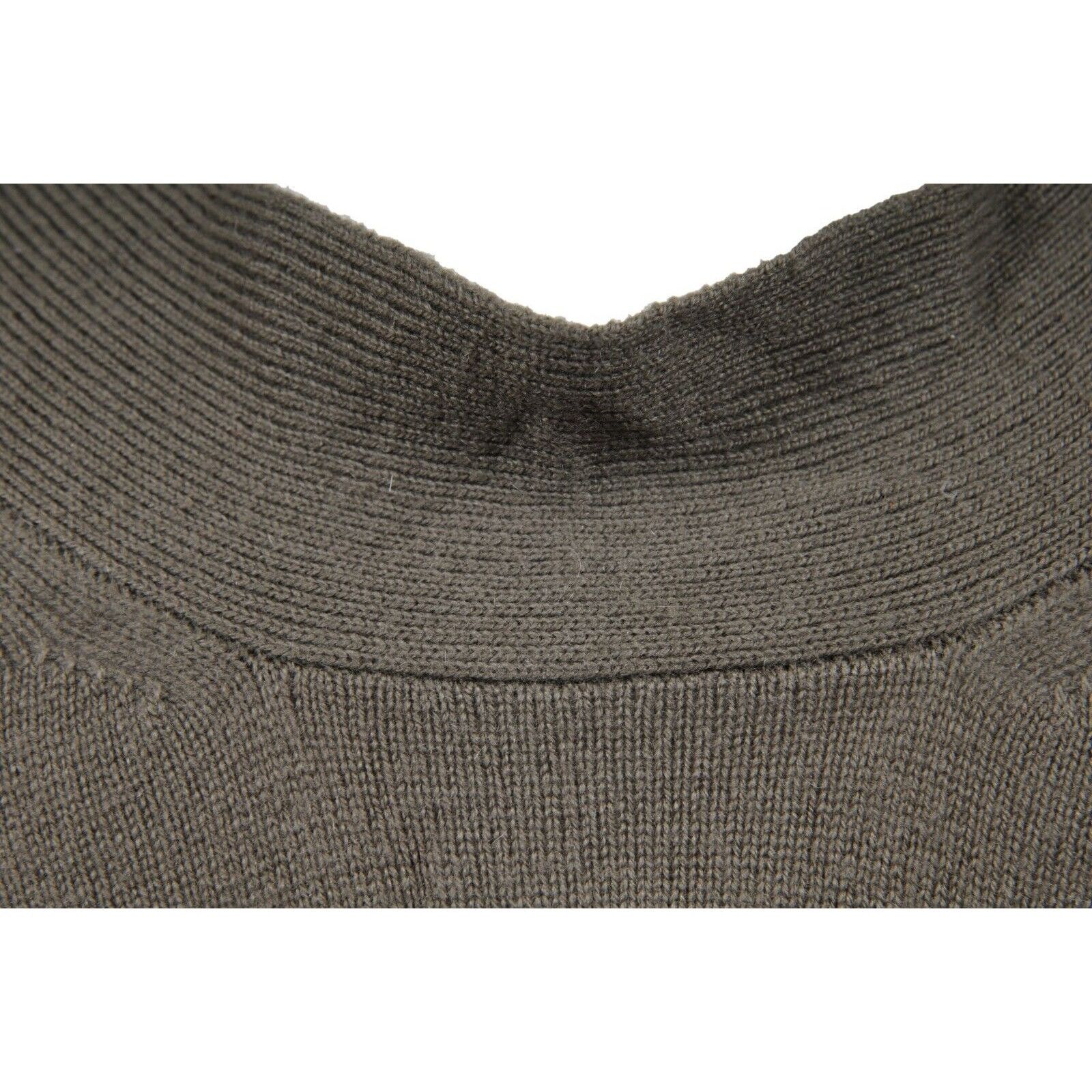 Marni U Neck Sweater Olive Green Cashmere Size S / US 4 / IT 40 - 9 Thumbnail