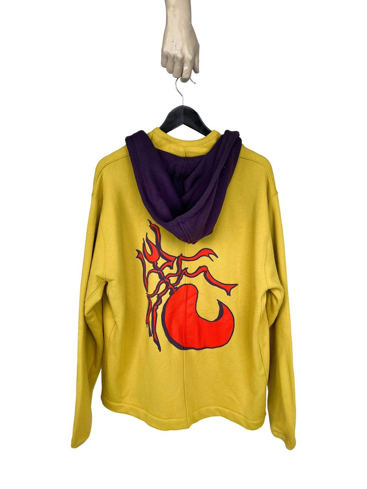 Kiko Kostadinov Sharif Farrag Ant Fleece Hooded Jacket Sunflower Size US M / EU 48-50 / 2 - 18 Thumbnail