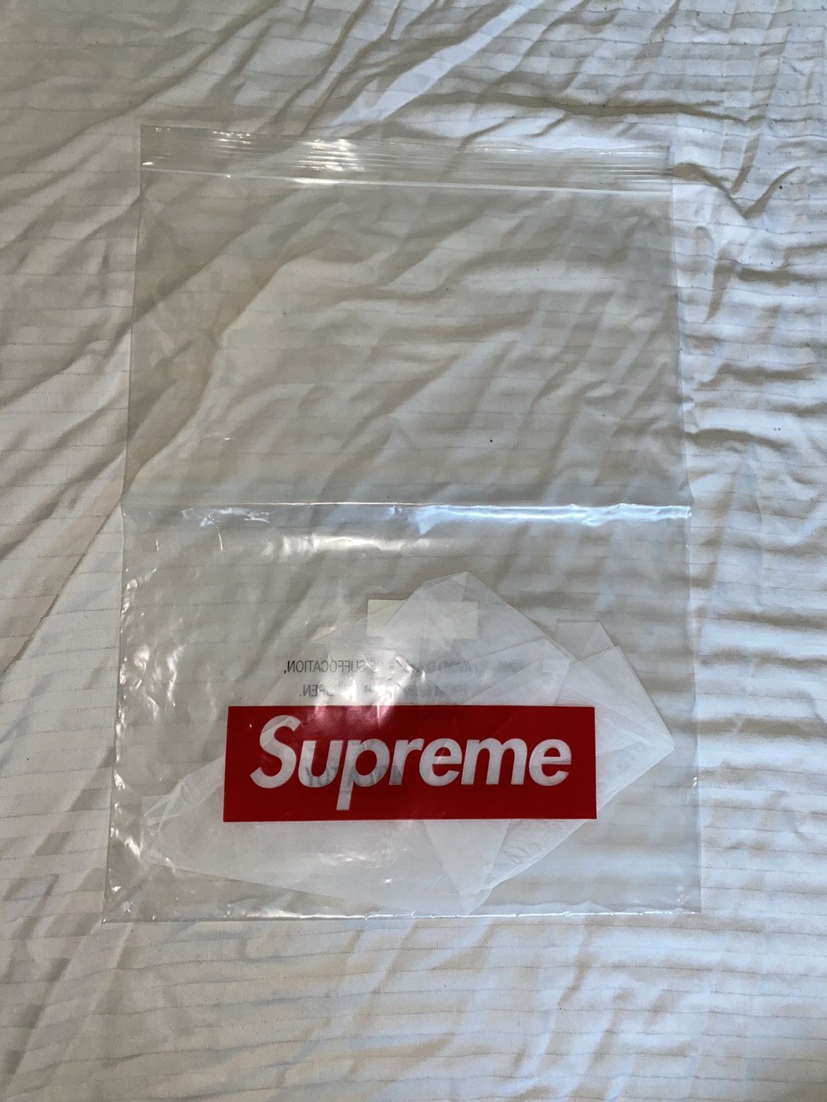 Supreme Supreme Tape Stripe Pique L/S Top SIZE M Size US M / EU 48-50 / 2 - 6 Thumbnail