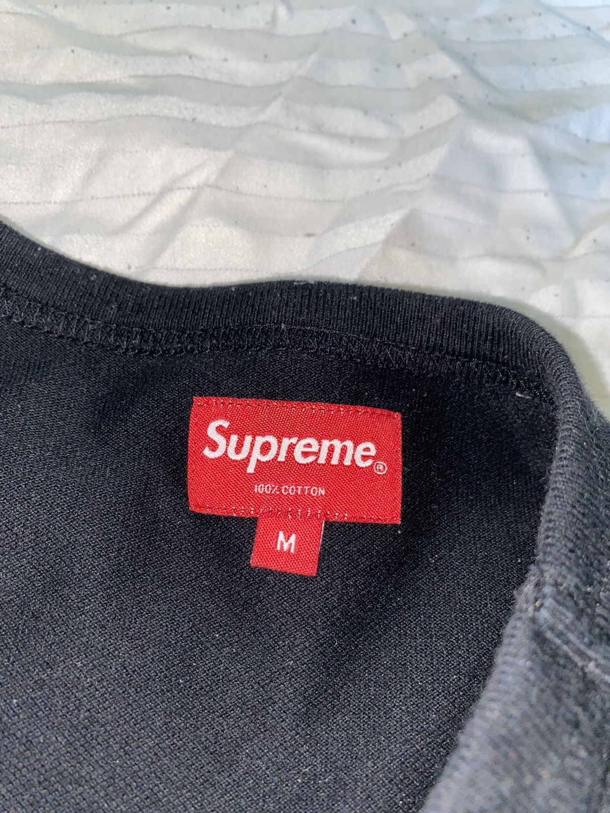 Supreme Supreme Tape Stripe Pique L/S Top SIZE M Size US M / EU 48-50 / 2 - 3 Thumbnail