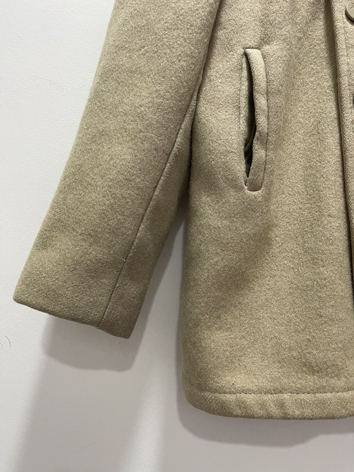 Schott VINTAGE US 740N WOOL BUTTON UP PEA COAT JACKET Size S / US 4 / IT 40 - 4 Thumbnail