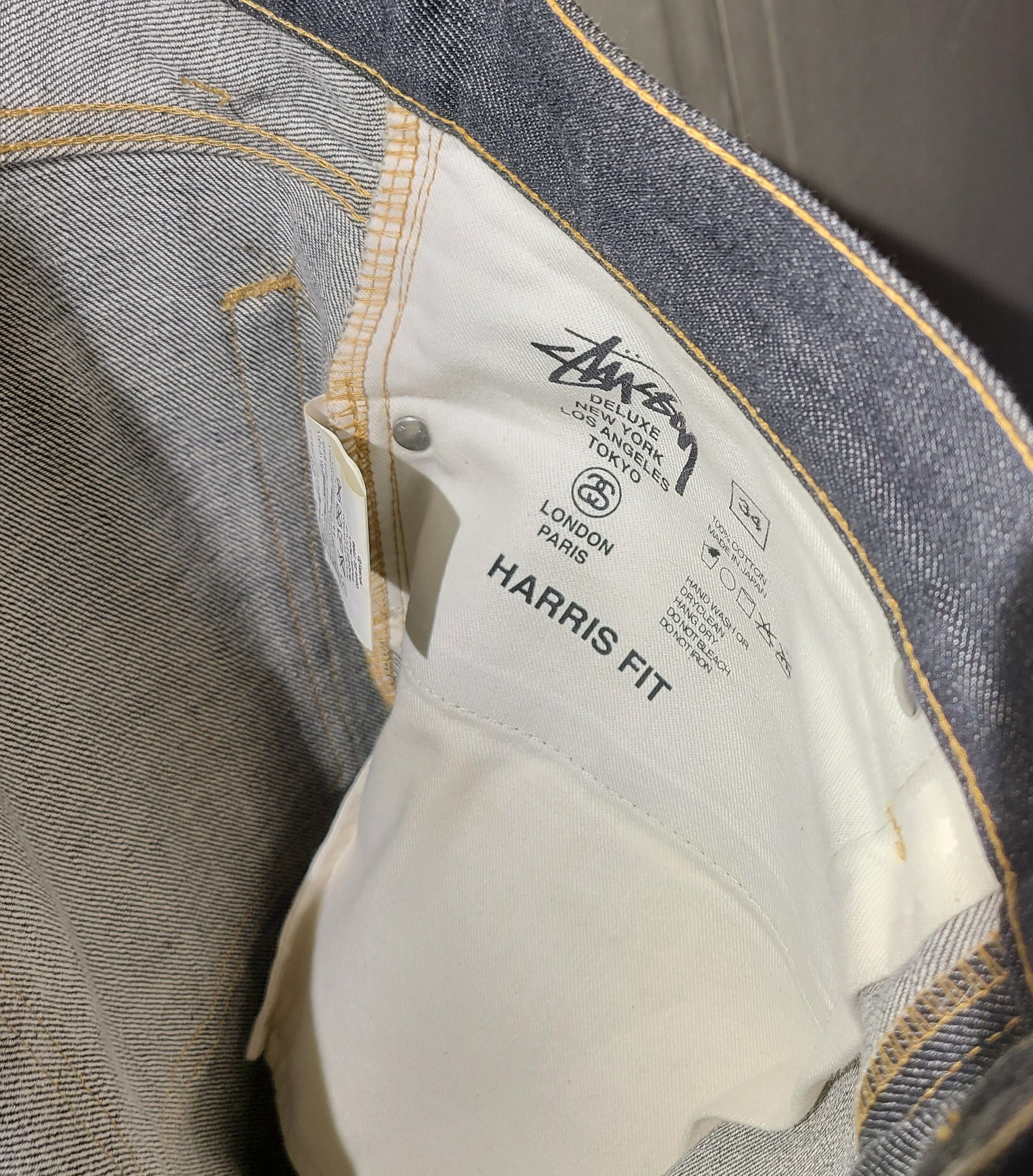 Stussy Stussy Jeans Deluxe Harris Fit Selvedged Pants Size US 35 - 4 Thumbnail