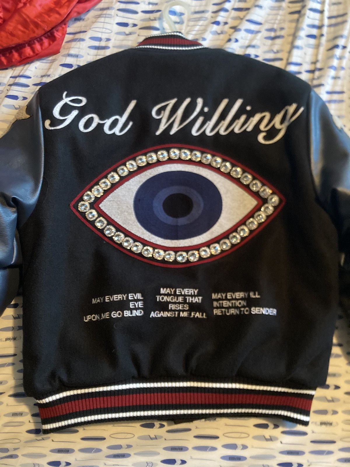 Menace LA ‘God Willing’ Varsity Jacket