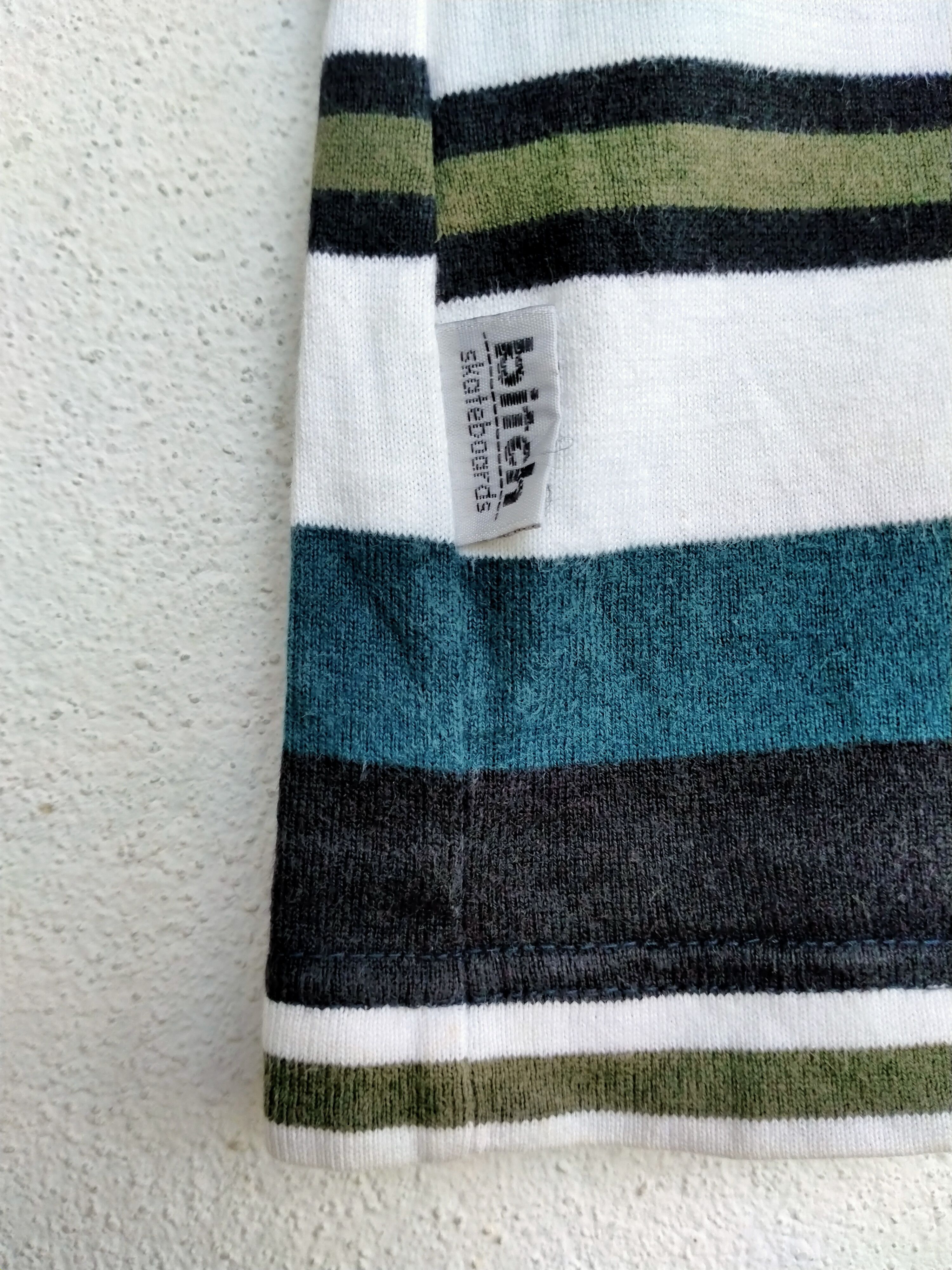 Vintage 💥 Vtg 90s Bitch Skateboards stripes sleeveless Size US M / EU 48-50 / 2 - 6 Thumbnail