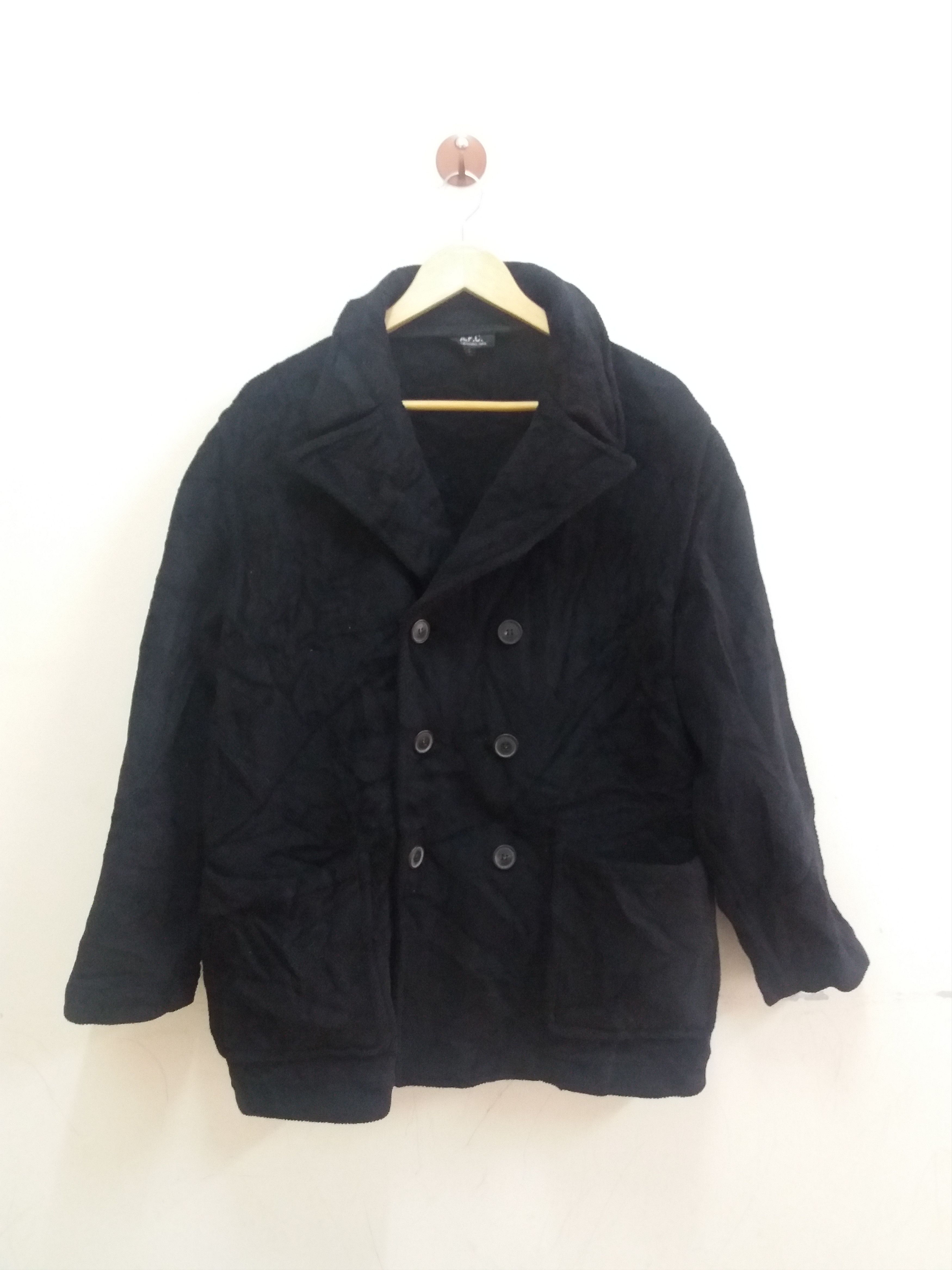 A.P.C. Rare‼️ Vintage A.P.C Wool Pea Coat Made in France