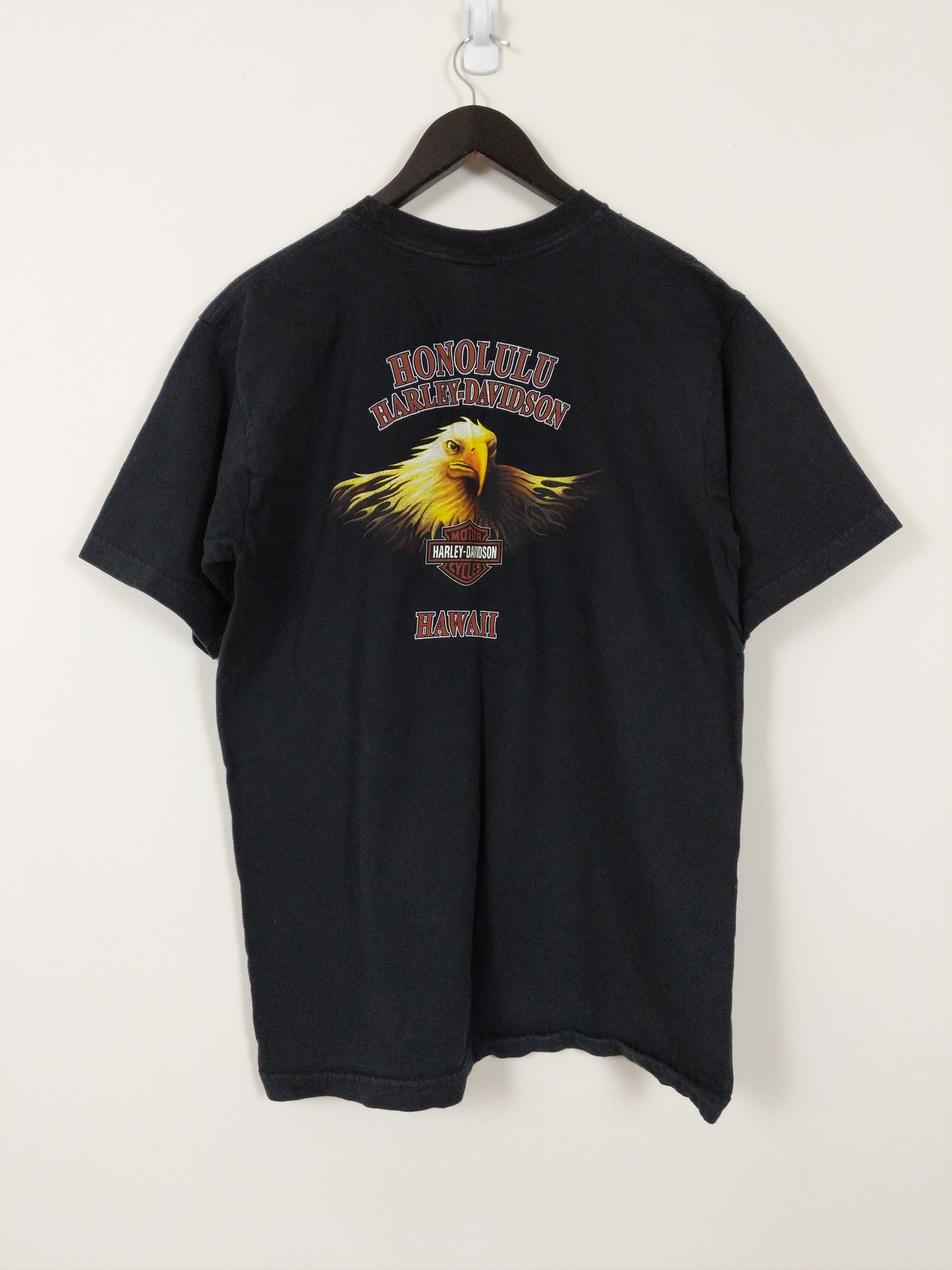 Harley Davidson Vintage Y2K Harley Davidson Hawaii Eagle Tribal Flames Tee Size US L / EU 52-54 / 3 - 2 Thumbnail