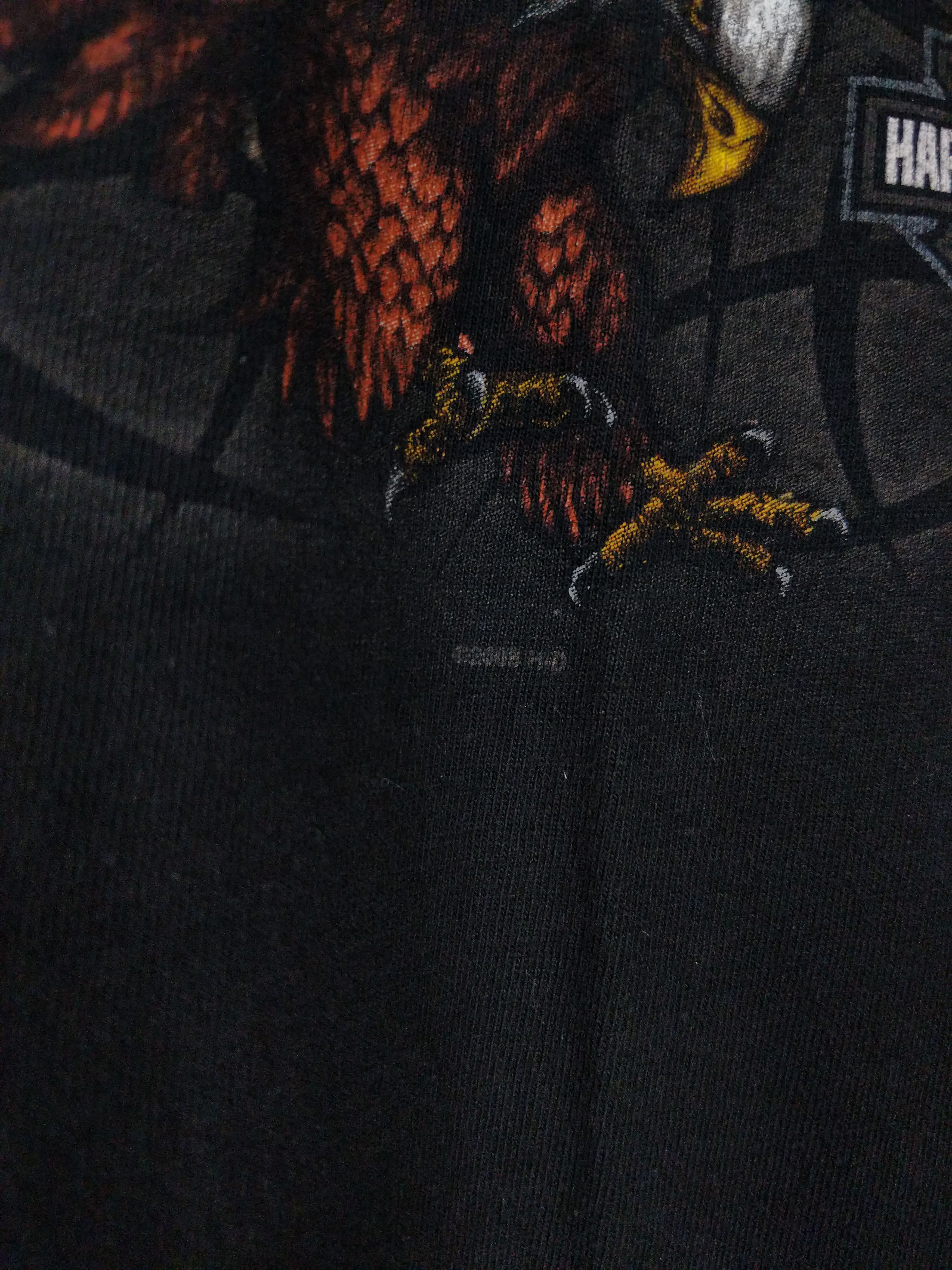Harley Davidson Vintage Y2K Harley Davidson Hawaii Eagle Tribal Flames Tee Size US L / EU 52-54 / 3 - 5 Thumbnail