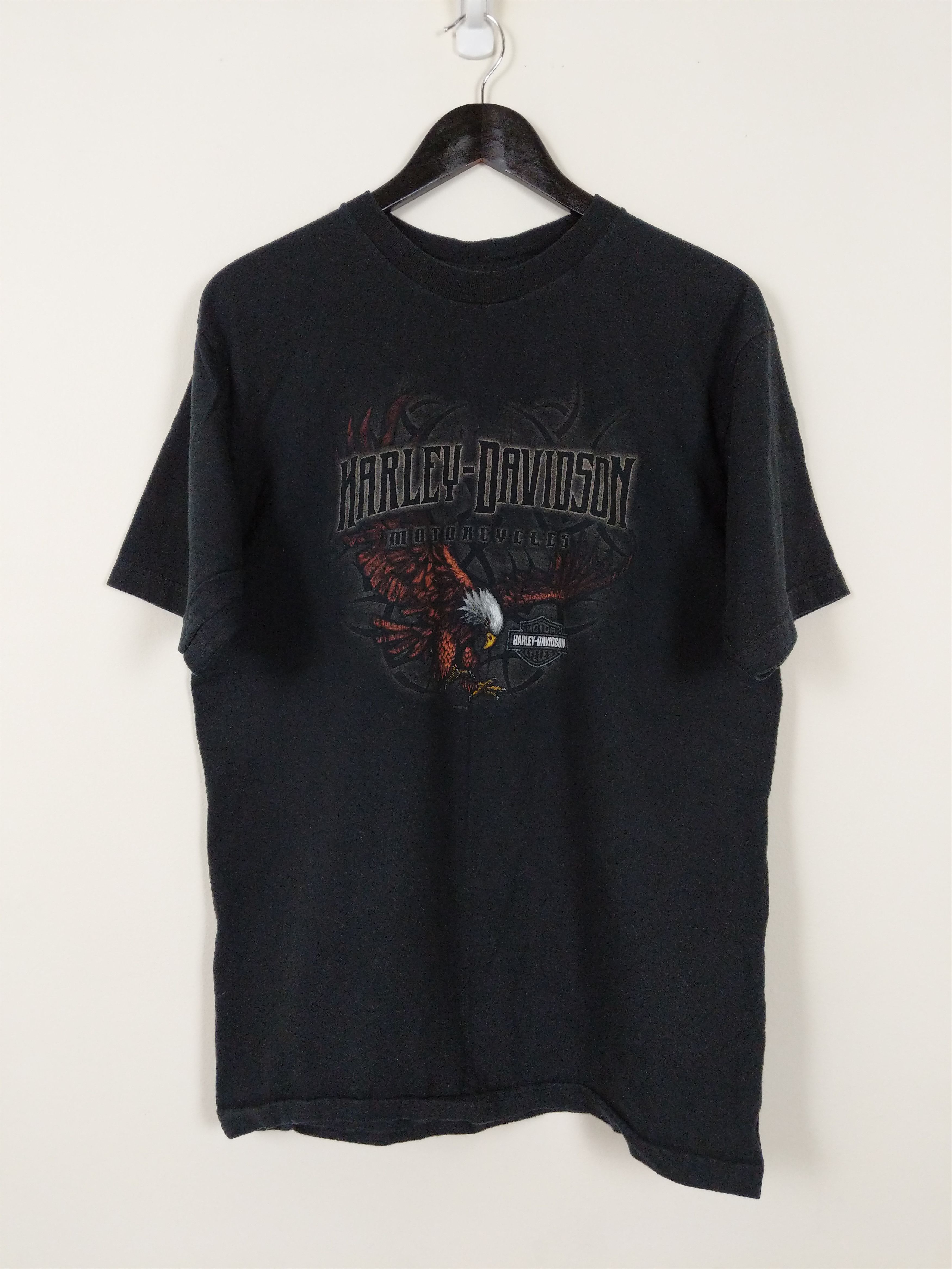 Harley Davidson Vintage Y2K Harley Davidson Hawaii Eagle Tribal Flames Tee Size US L / EU 52-54 / 3 - 1 Thumbnail