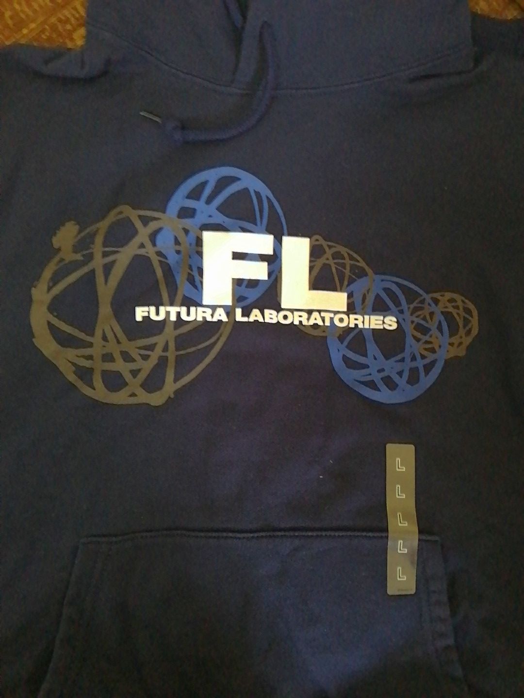 Futura × Uniqlo Futura Laboratories Hoodies by Uniqlo navy blue/L sizes Size US L / EU 52-54 / 3 - 3 Thumbnail