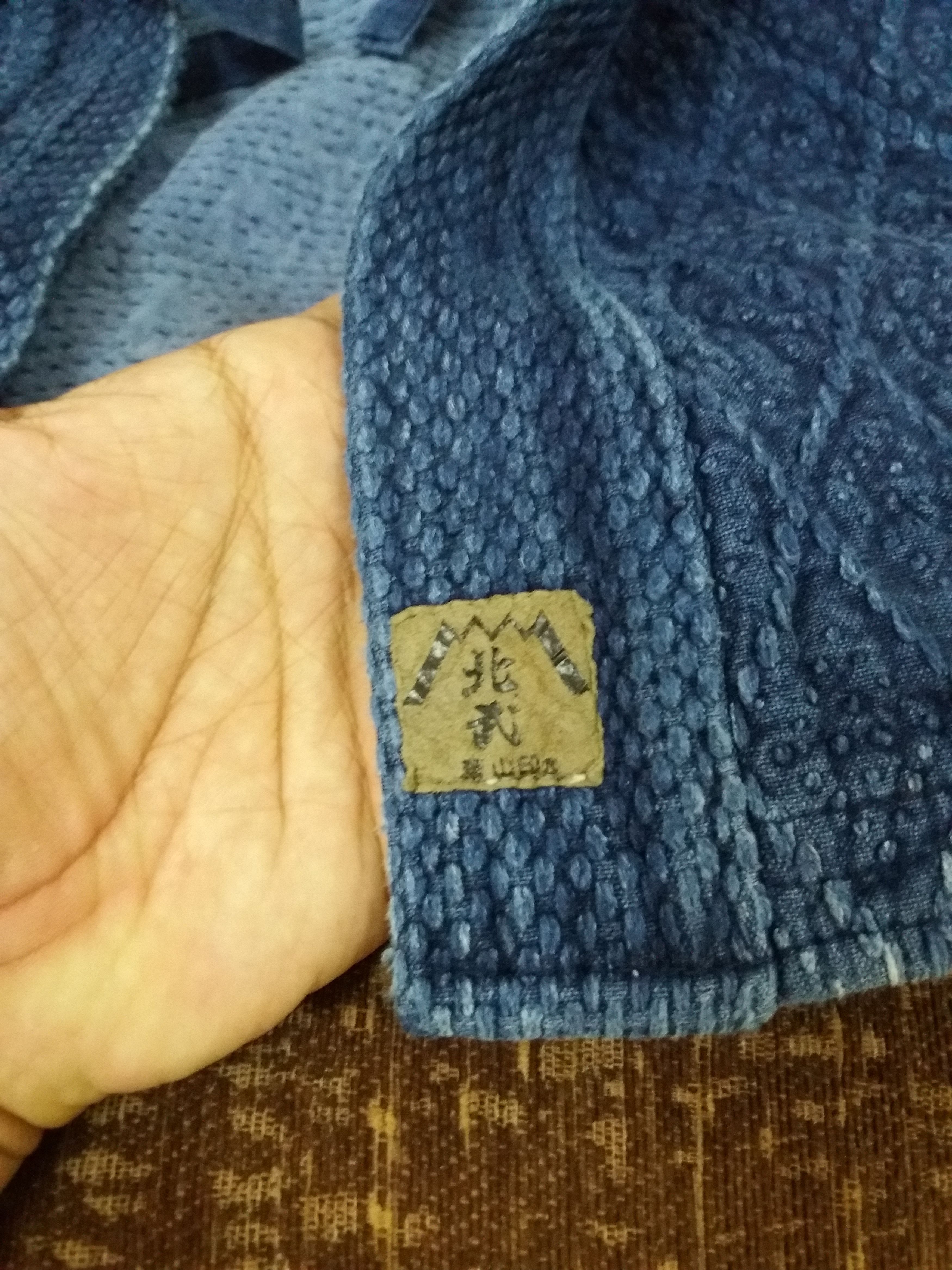 Indigo Vintage Cotton Indigo Japanese Noragi Sashiko Jacket Size US L / EU 52-54 / 3 - 10 Thumbnail