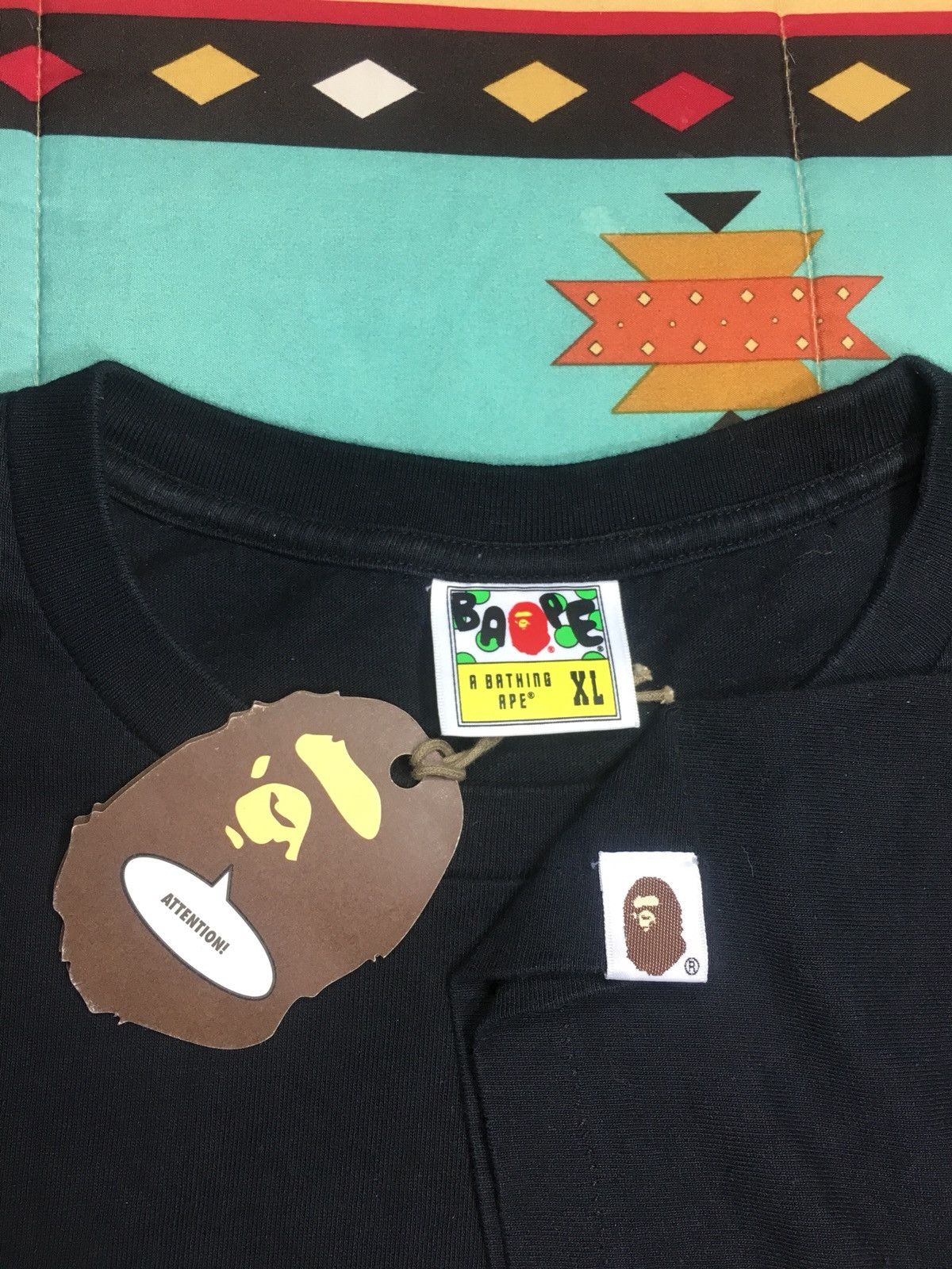 Bape BAPE Black Shark Tee Size US XL / EU 56 / 4 - 2 Thumbnail