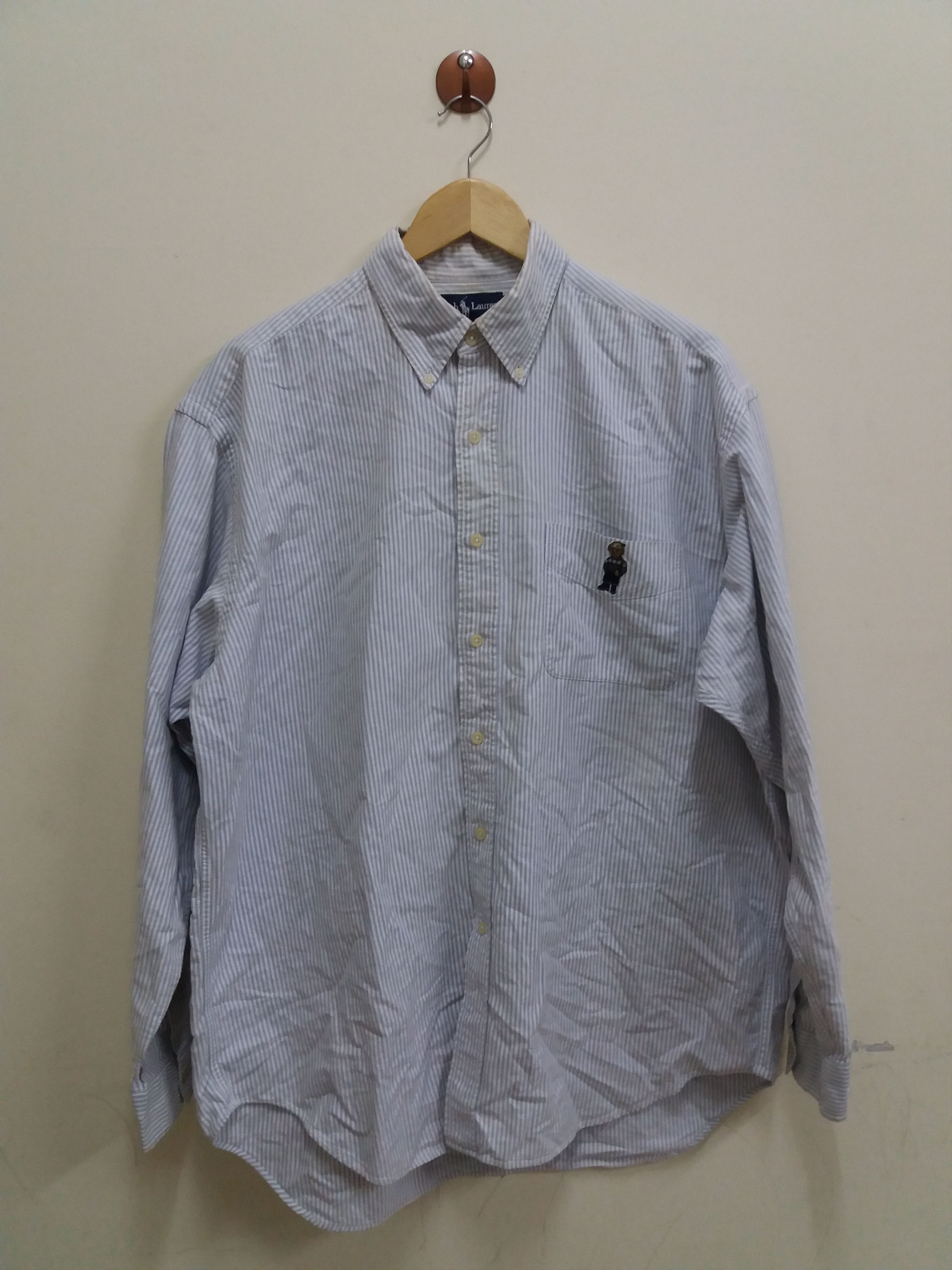 Polo Ralph Lauren Rare 90s polo bear by ralph lauren blaire shirt Size US L / EU 52-54 / 3 - 1 Thumbnail