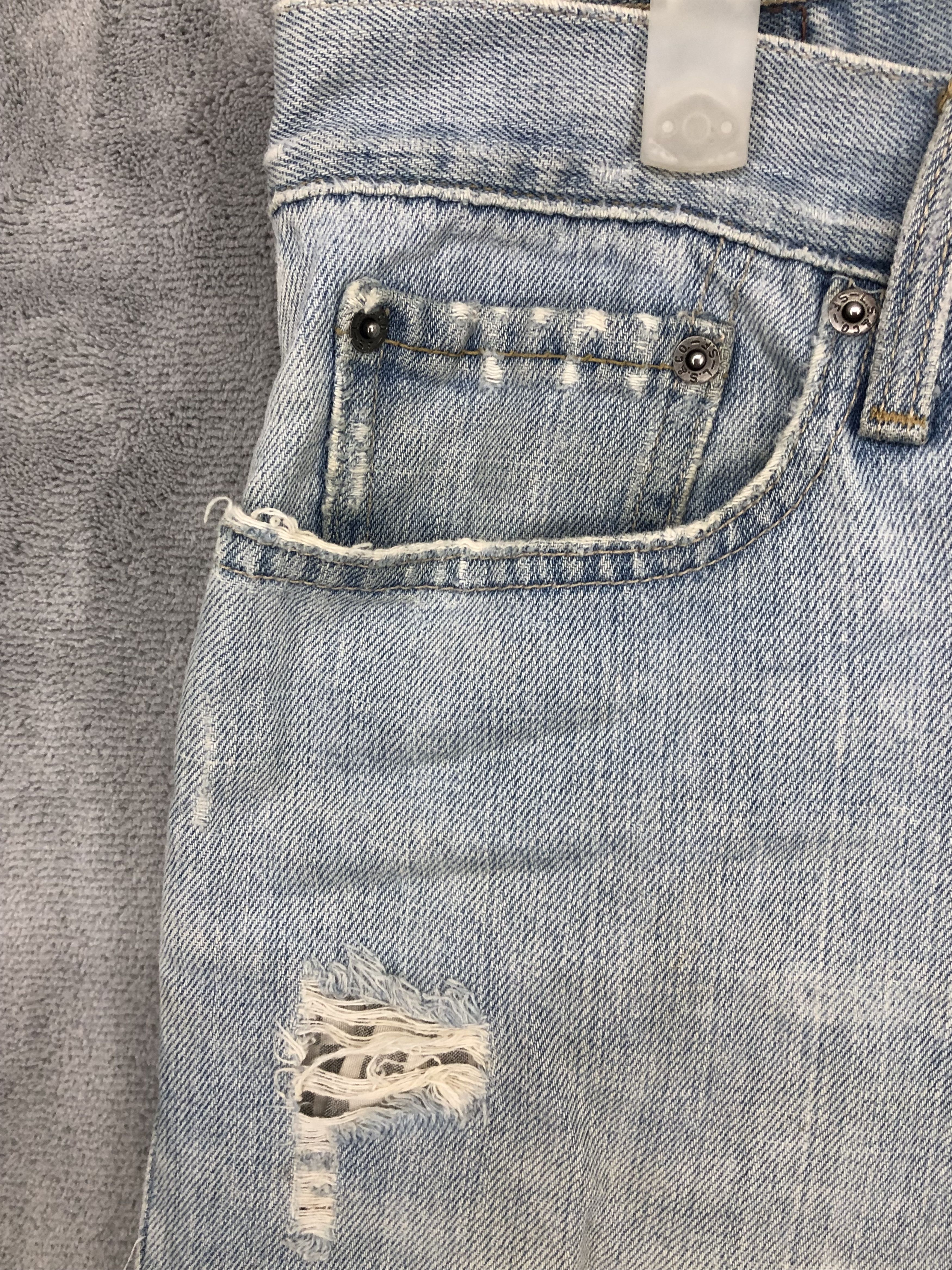 Levi's × Vintage Levis 527 Low Boot Cut Ripped Distressed Jeans T152 Size US 34 / EU 50 - 4 Thumbnail