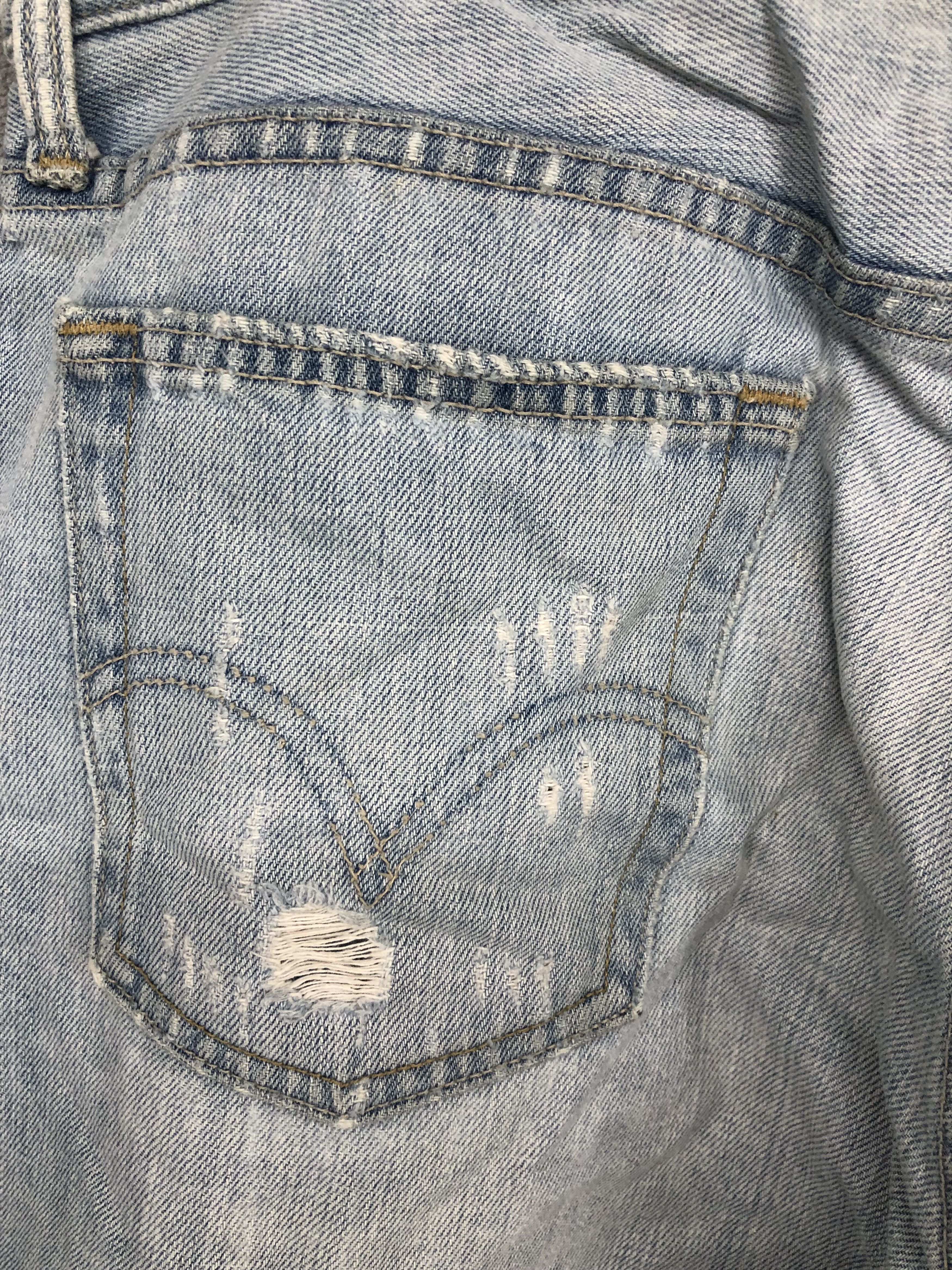 Levi's × Vintage Levis 527 Low Boot Cut Ripped Distressed Jeans T152 Size US 34 / EU 50 - 11 Thumbnail