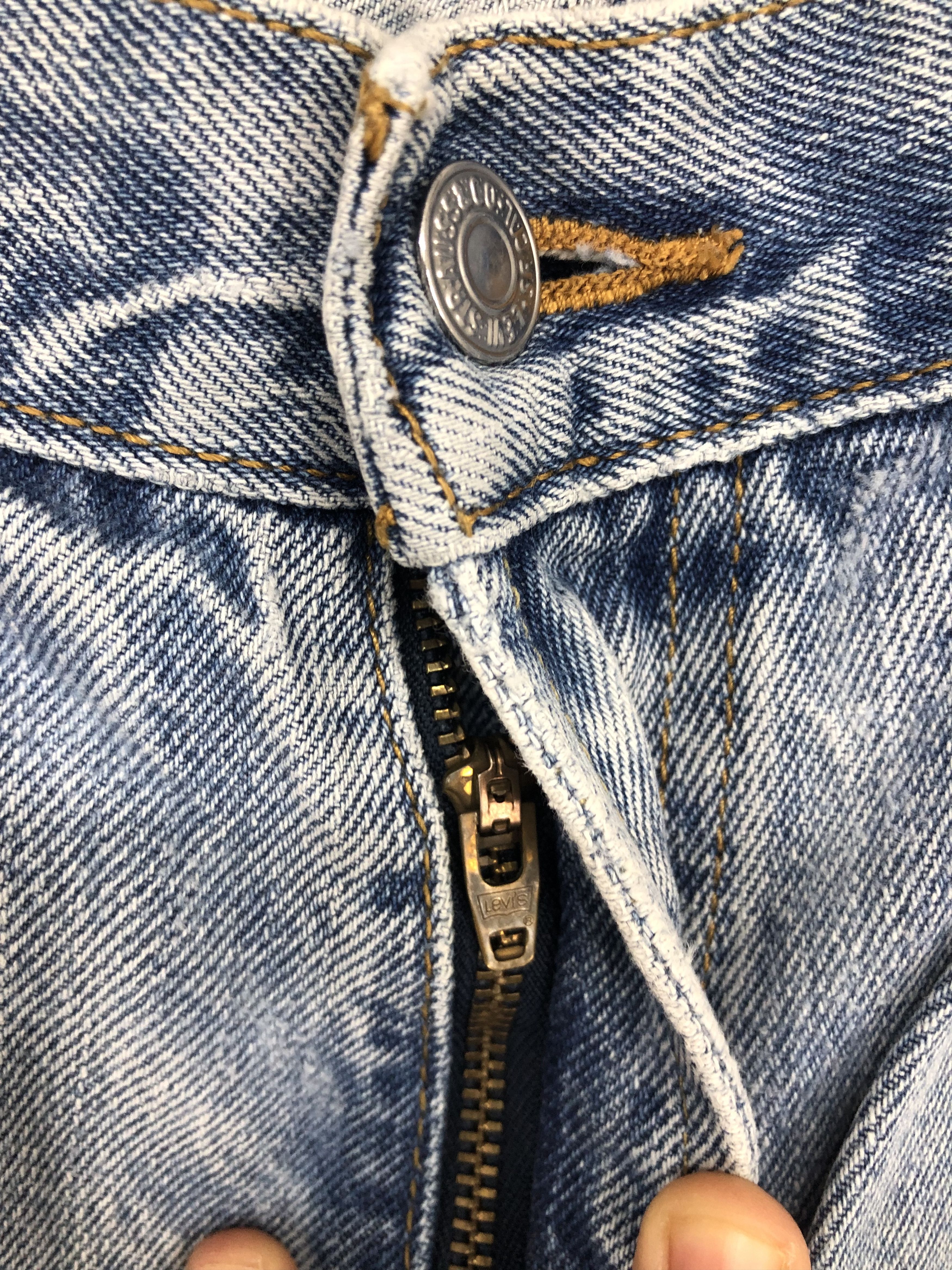 Levi's Vintage Levis 550 Relaxed Fit Distressed Jeans - T161 Size US 38 / EU 54 - 6 Thumbnail