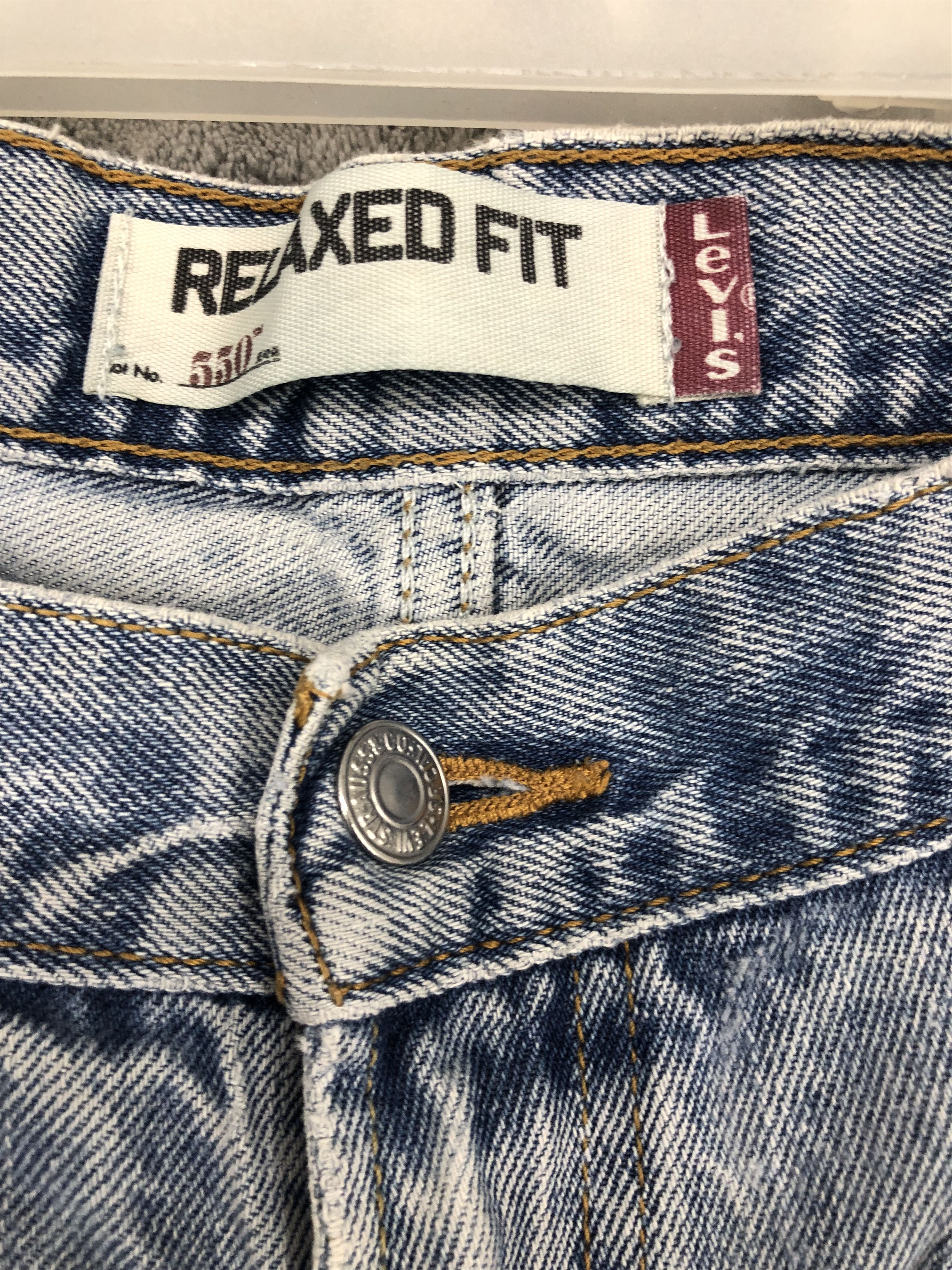 Levi's Vintage Levis 550 Relaxed Fit Distressed Jeans - T161 Size US 38 / EU 54 - 5 Thumbnail