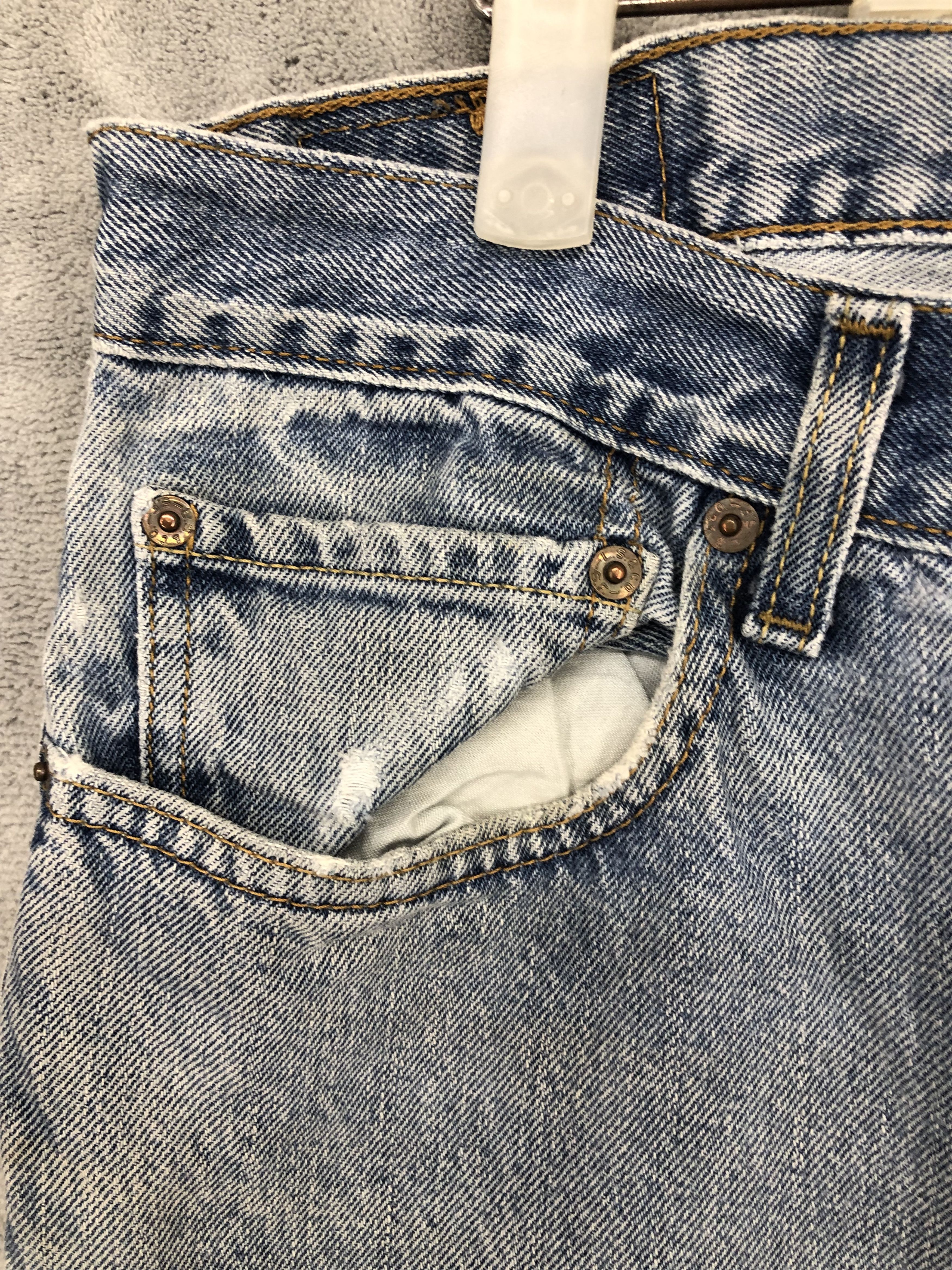 Levi's Vintage Levis 550 Relaxed Fit Distressed Jeans - T161 Size US 38 / EU 54 - 4 Thumbnail