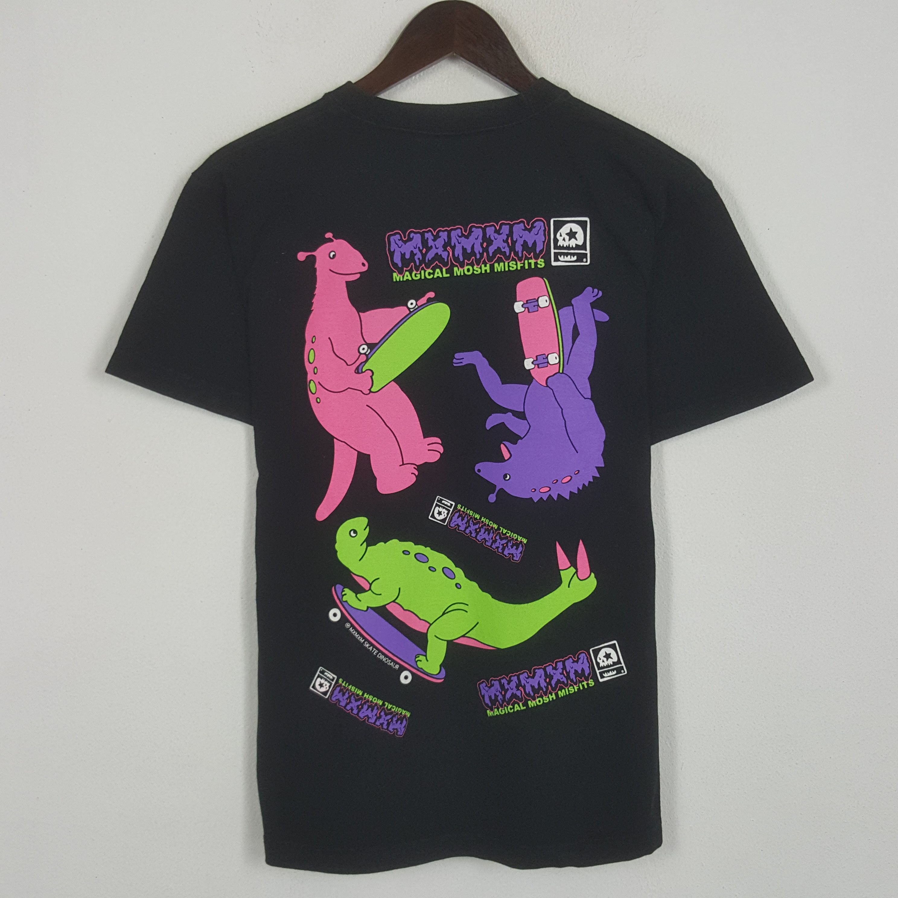 Band Tees × Vintage Vintage MXMXM Skate Dinosaur Tshirt Size US M / EU 48-50 / 2 - 3 Thumbnail