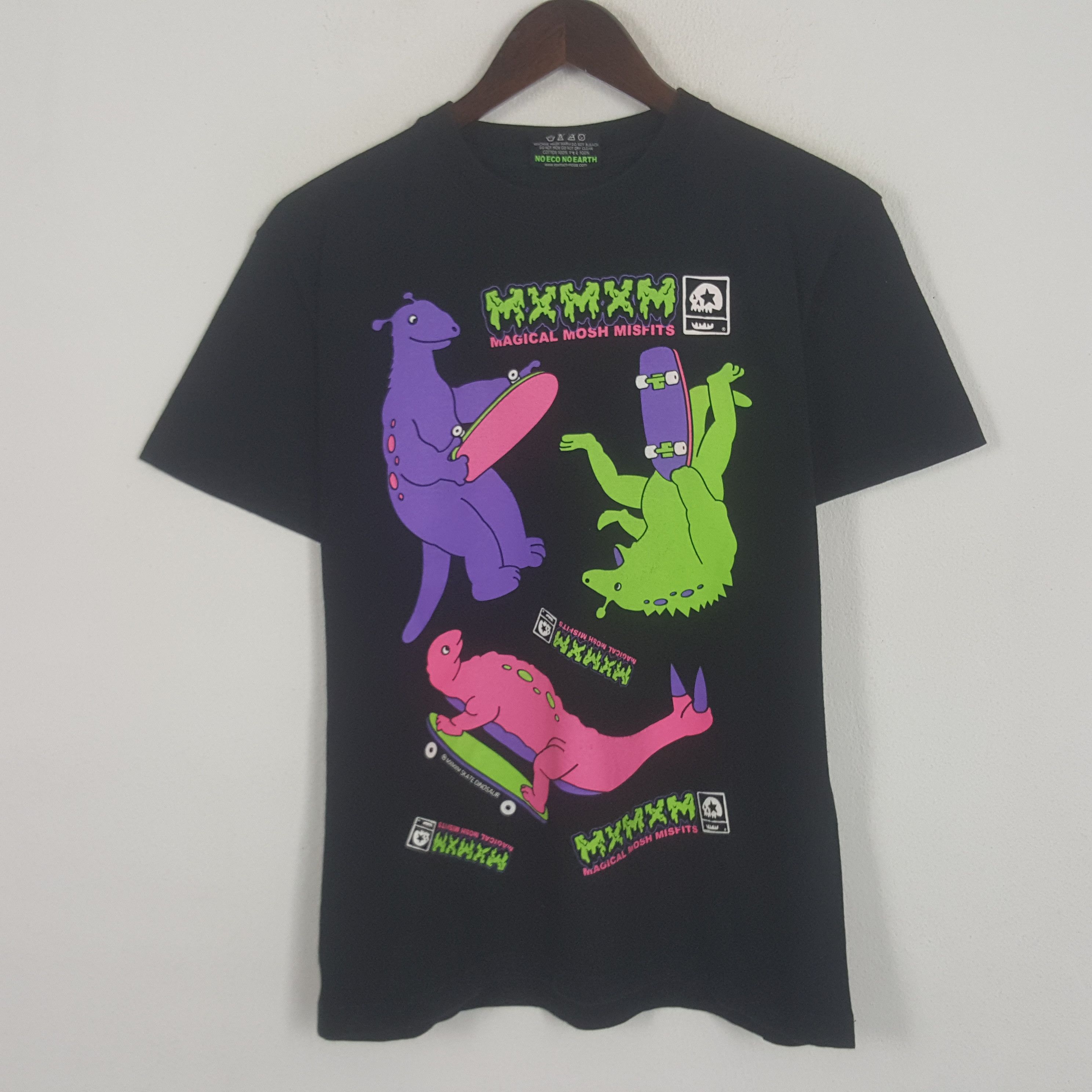 Band Tees × Vintage Vintage MXMXM Skate Dinosaur Tshirt Size US M / EU 48-50 / 2 - 1 Thumbnail