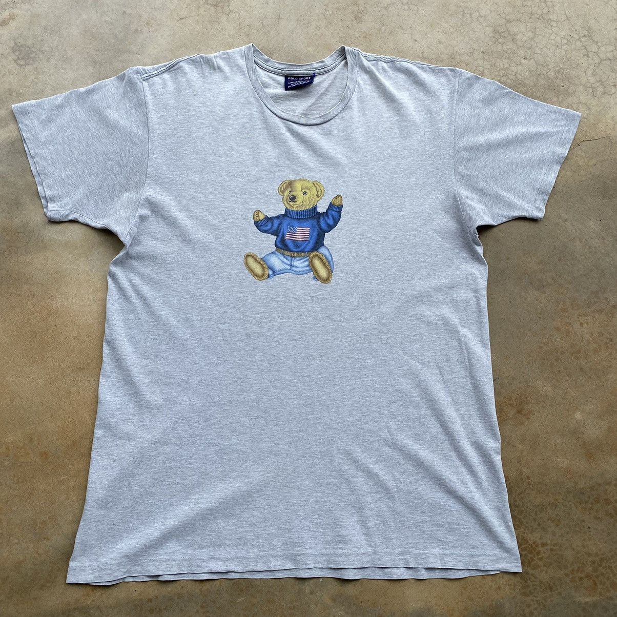 Polo Ralph Lauren Polo Sport By Ralph Lauren Bear Tees Vintage 90s Large Size US L / EU 52-54 / 3 - 1 Thumbnail