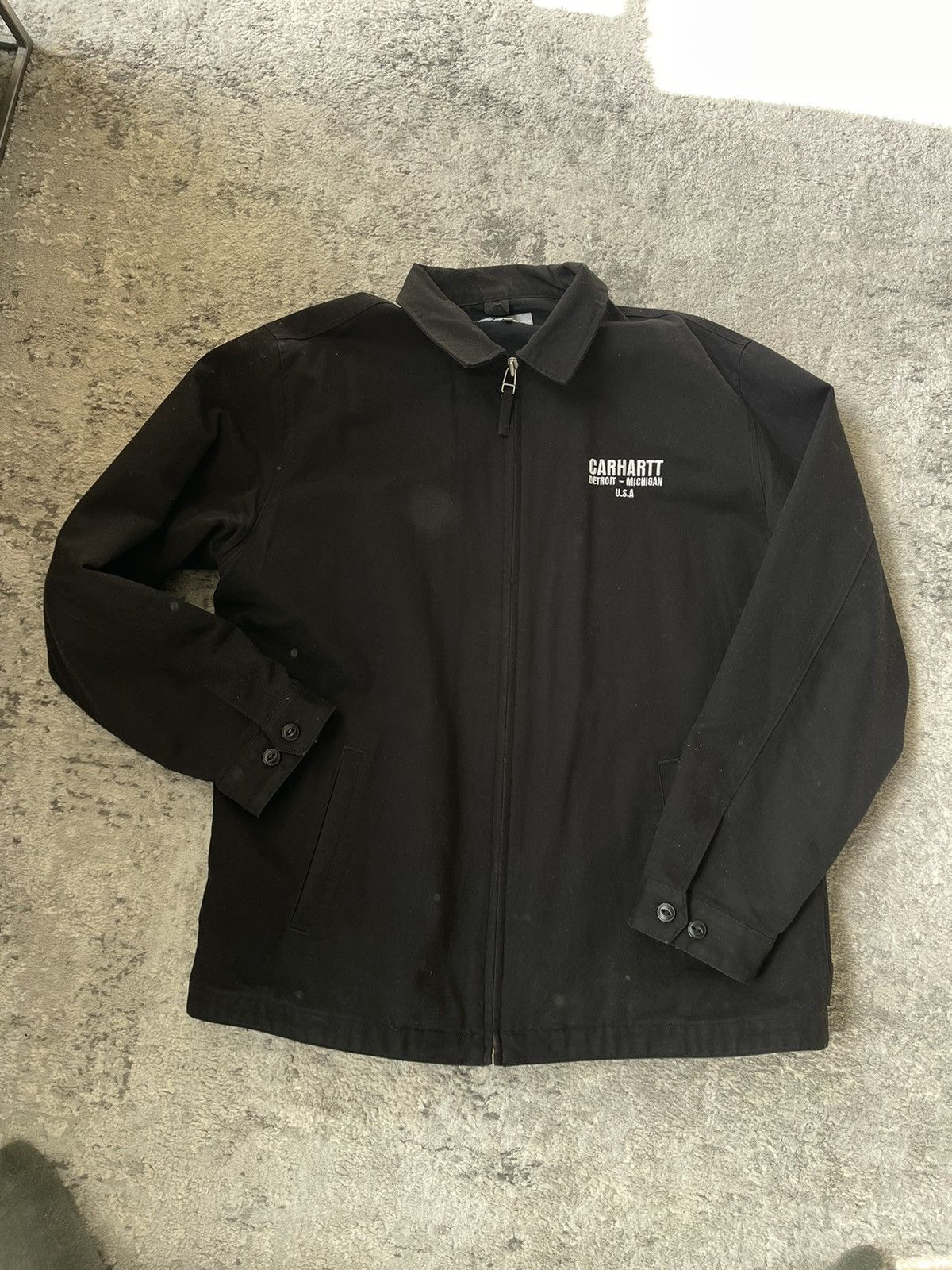 ジャケット・アウター CARHARTT WIP FREEWAY JACKET Jackets Carhartt WIP Freeway Jacket Black/ Wax | Footshop