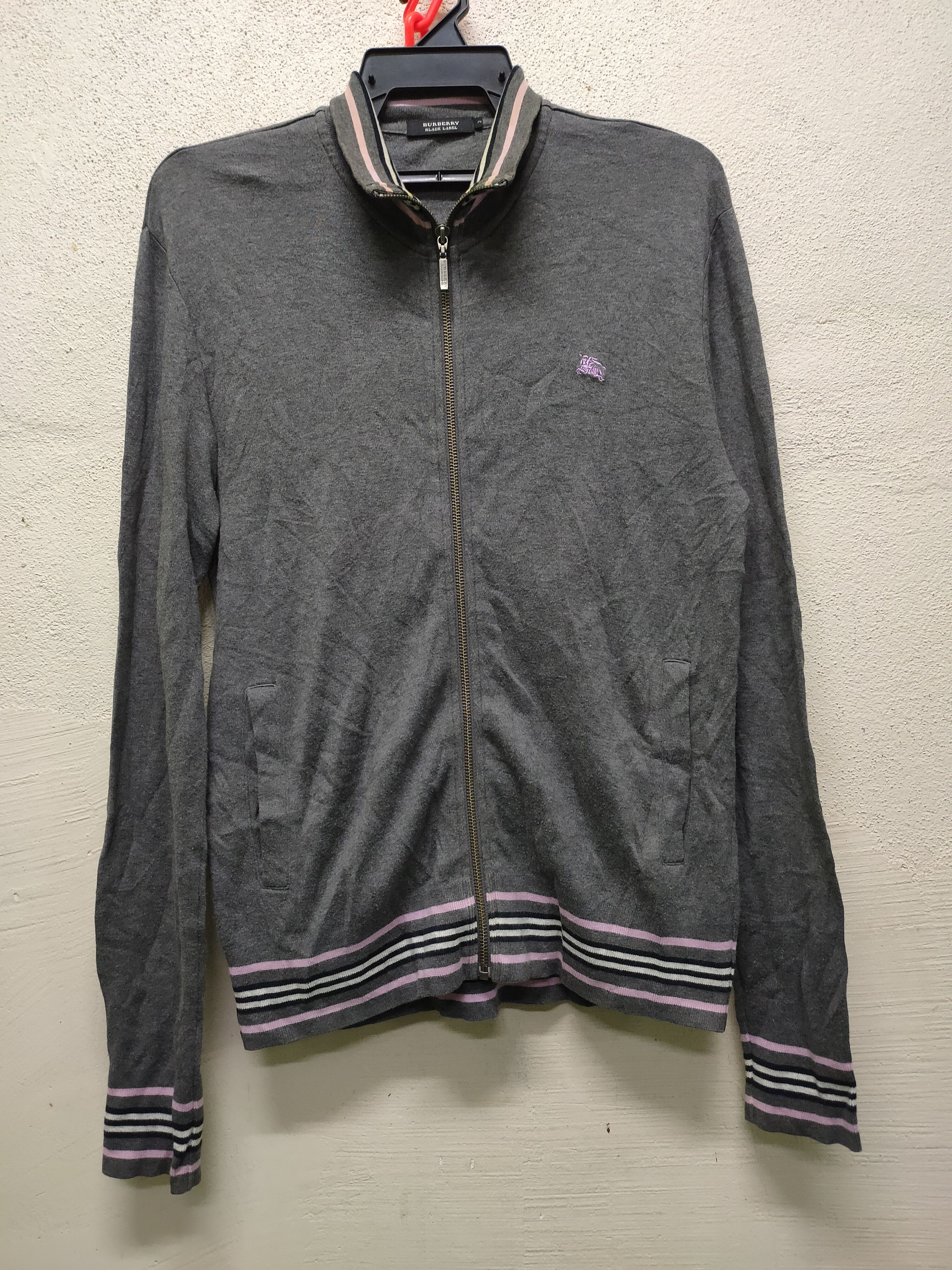 Burberry × Japanese Brand × Vintage Vintage Sweaters Burberry Black Label Small Logo Size S / US 4 / IT 40 - 1 Thumbnail