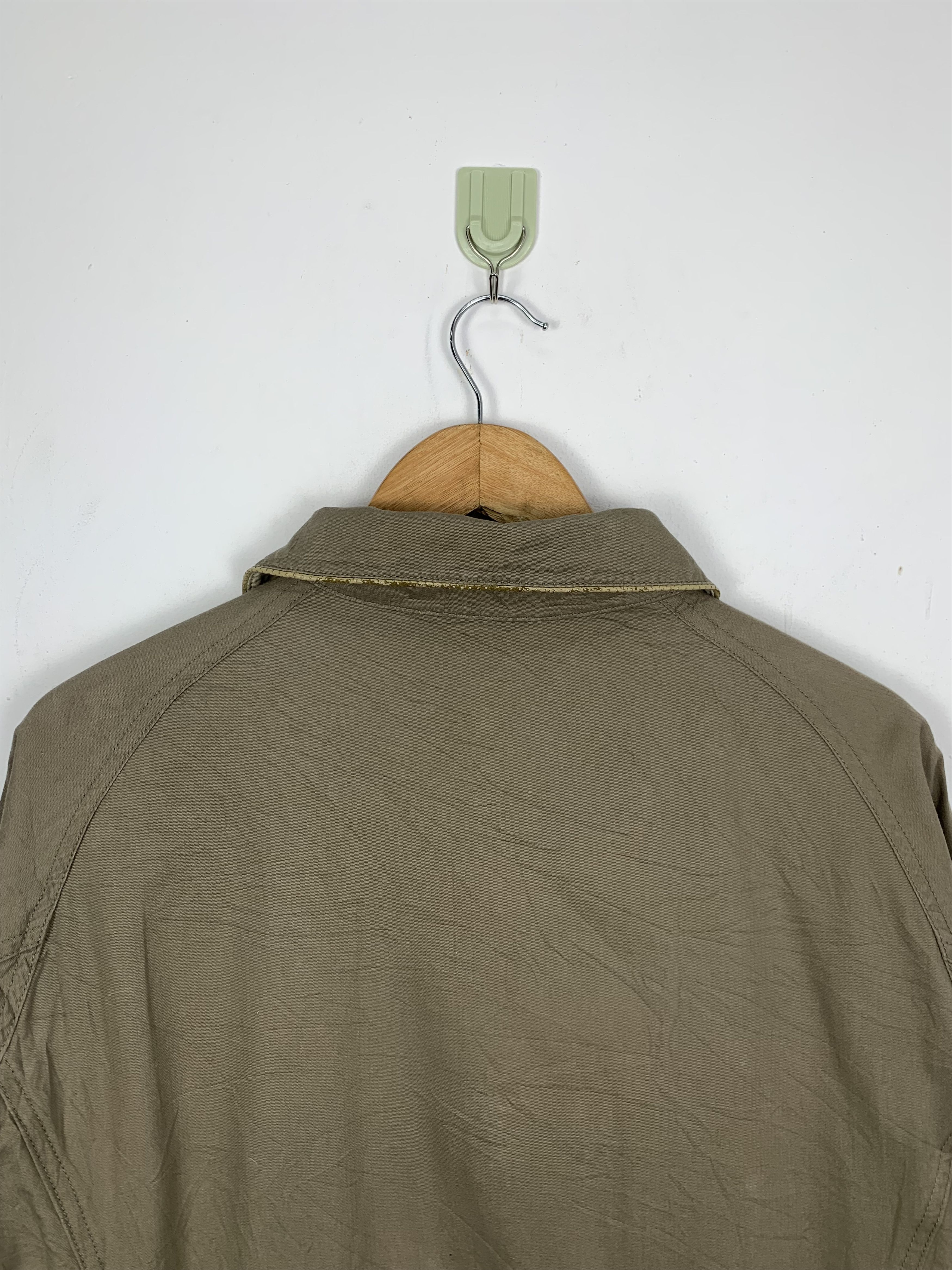 Japanese Brand Vintage CROCODILE Khaki Multi Pocket Long Jacket J0597 Size US M / EU 48-50 / 2 - 10 Thumbnail