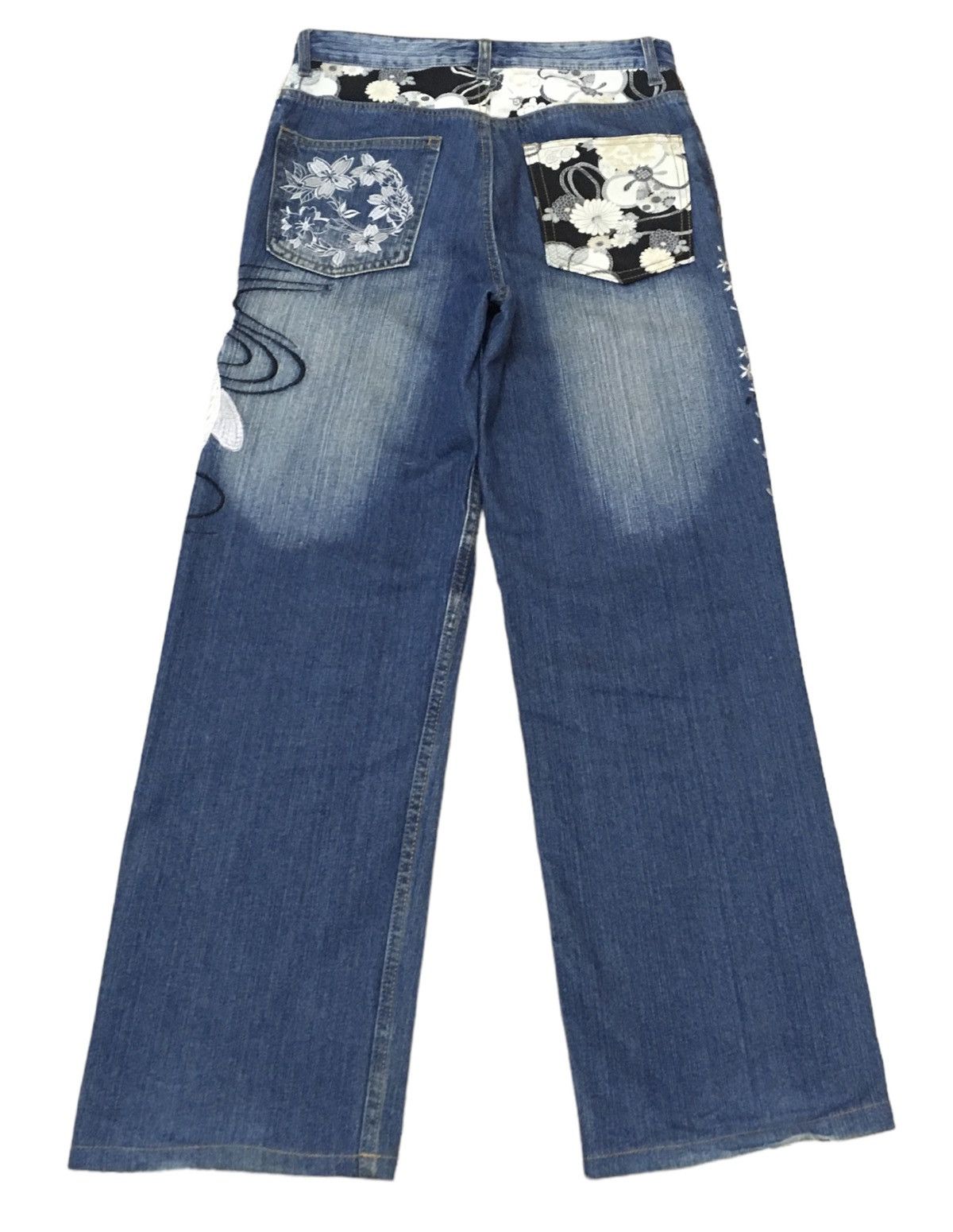 If Six Was Nine × Japanese Brand Rare Design Vintage Japanese Brand Sukajan Jeans 1990s Size US 31 - 2 Thumbnail