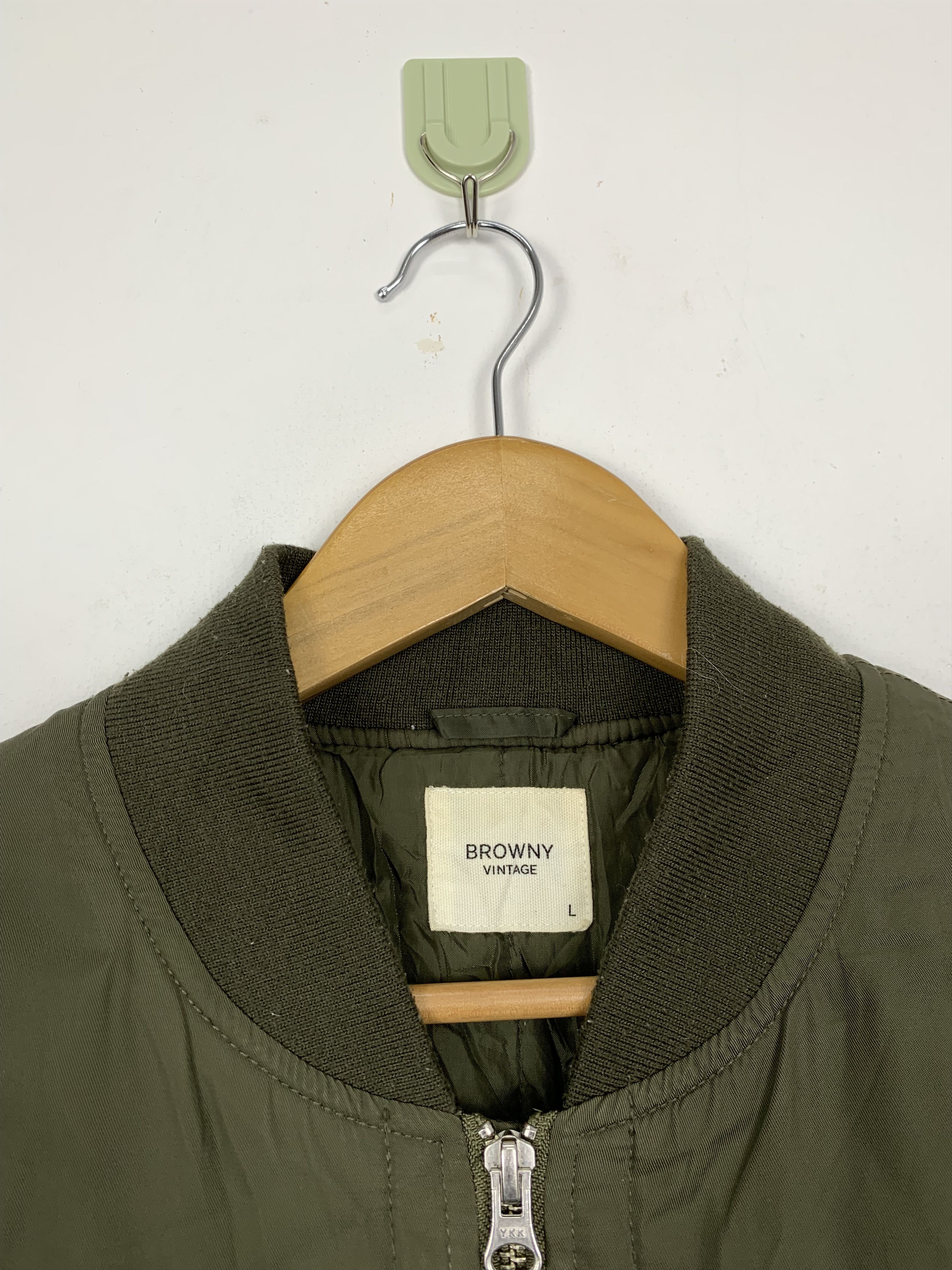 Japanese Brand × Vintage BROWNY VINTAGE Bomber Jacket Military Size US S / EU 44-46 / 1 - 5 Thumbnail