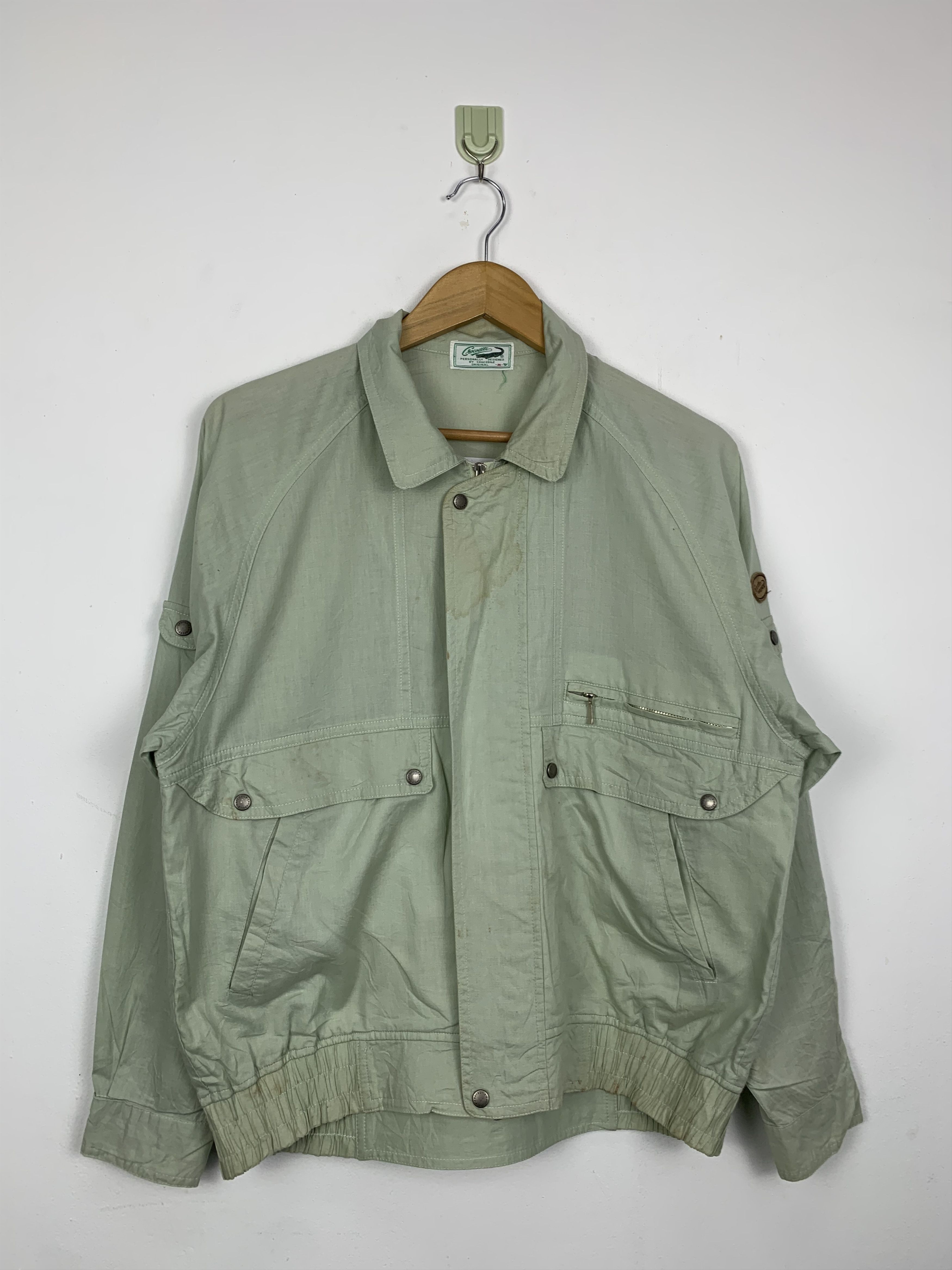 Japanese Brand Vintage CROCODILE Cotton Multi Pocket Button Jacket Size US S / EU 44-46 / 1 - 1 Thumbnail