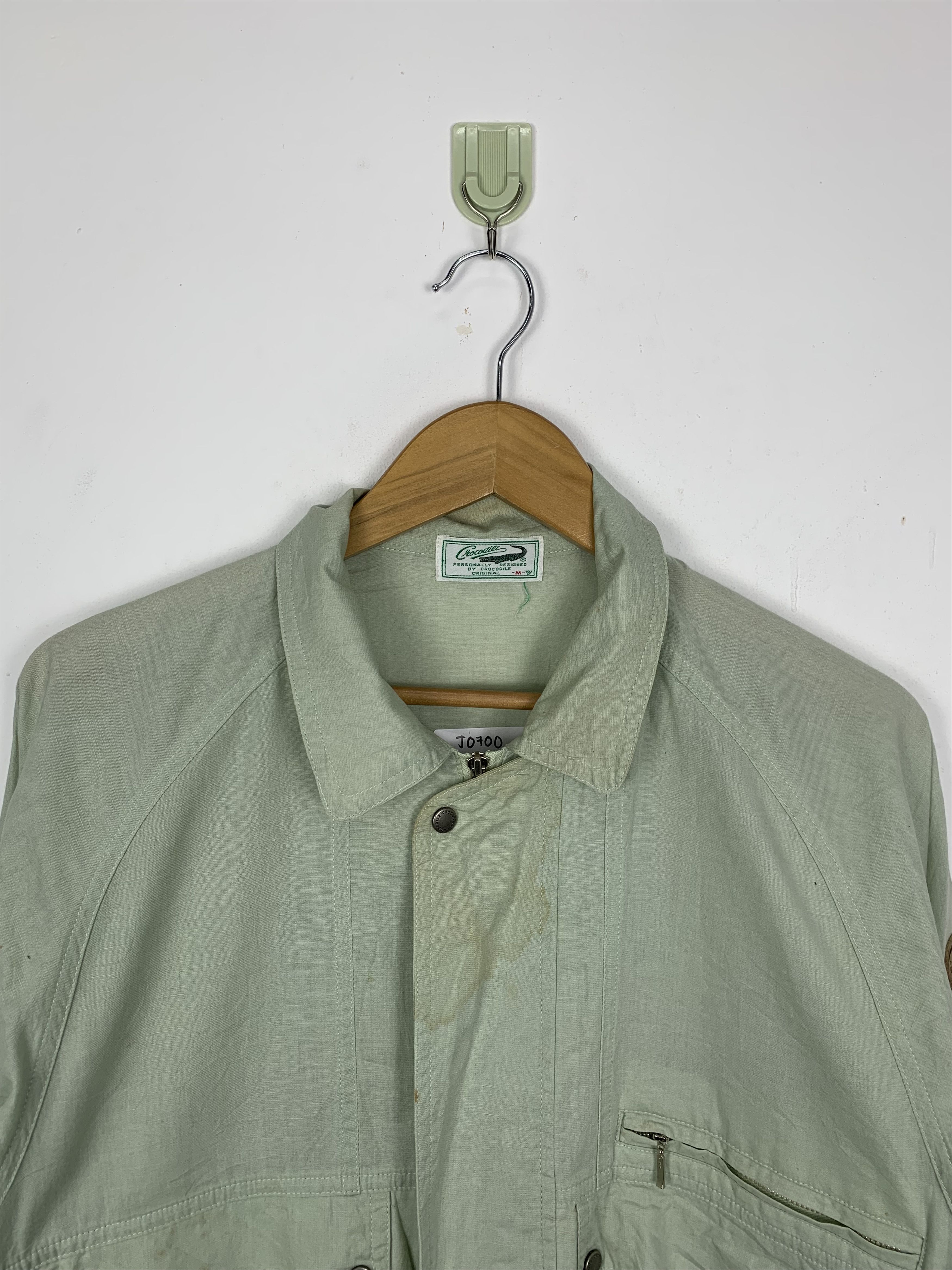 Japanese Brand Vintage CROCODILE Cotton Multi Pocket Button Jacket Size US S / EU 44-46 / 1 - 2 Thumbnail