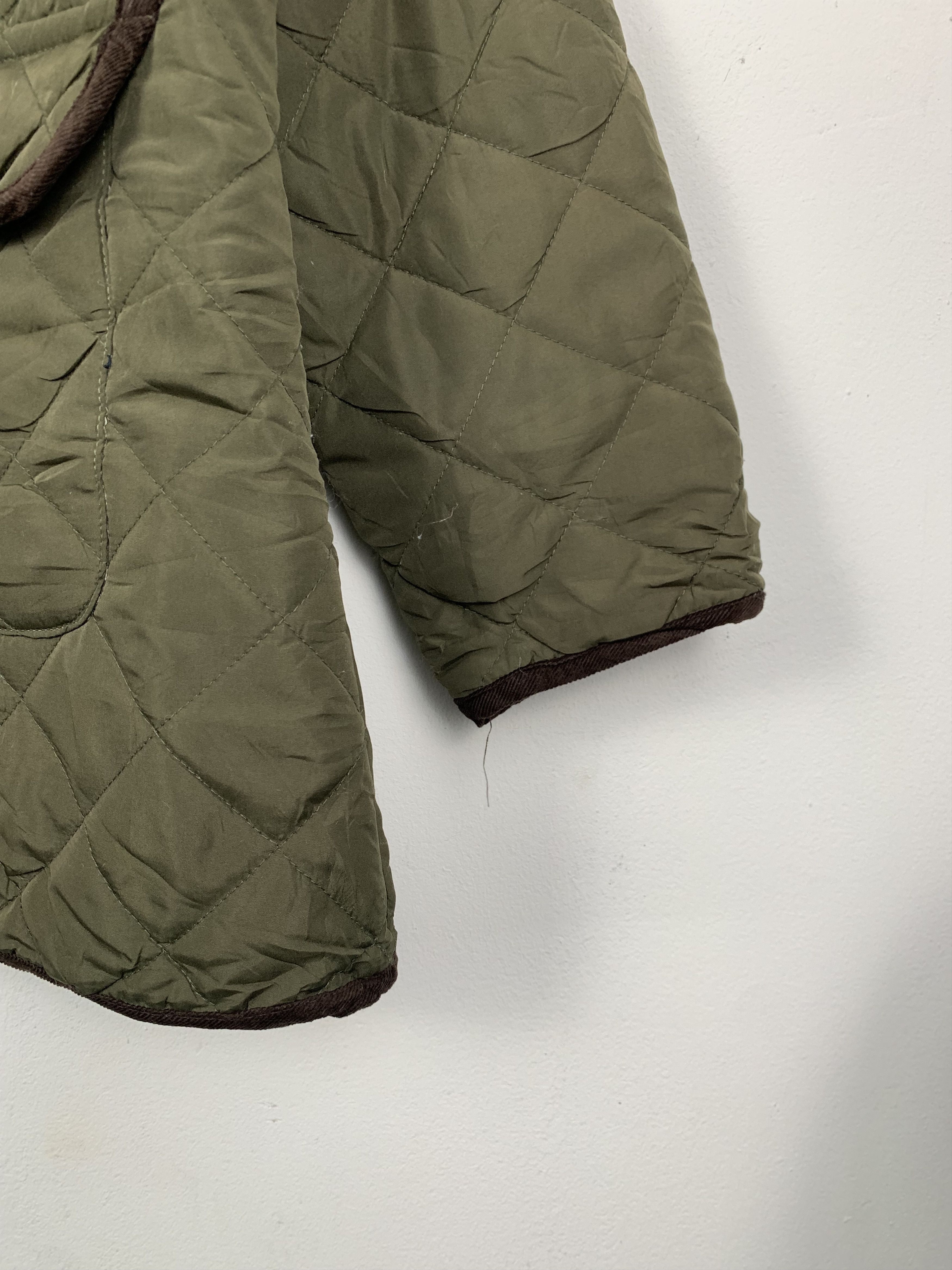 Japanese Brand Vintage POMPELMO Button Quilted Pattern Lining Jacket J0598 Size US S / EU 44-46 / 1 - 3 Thumbnail