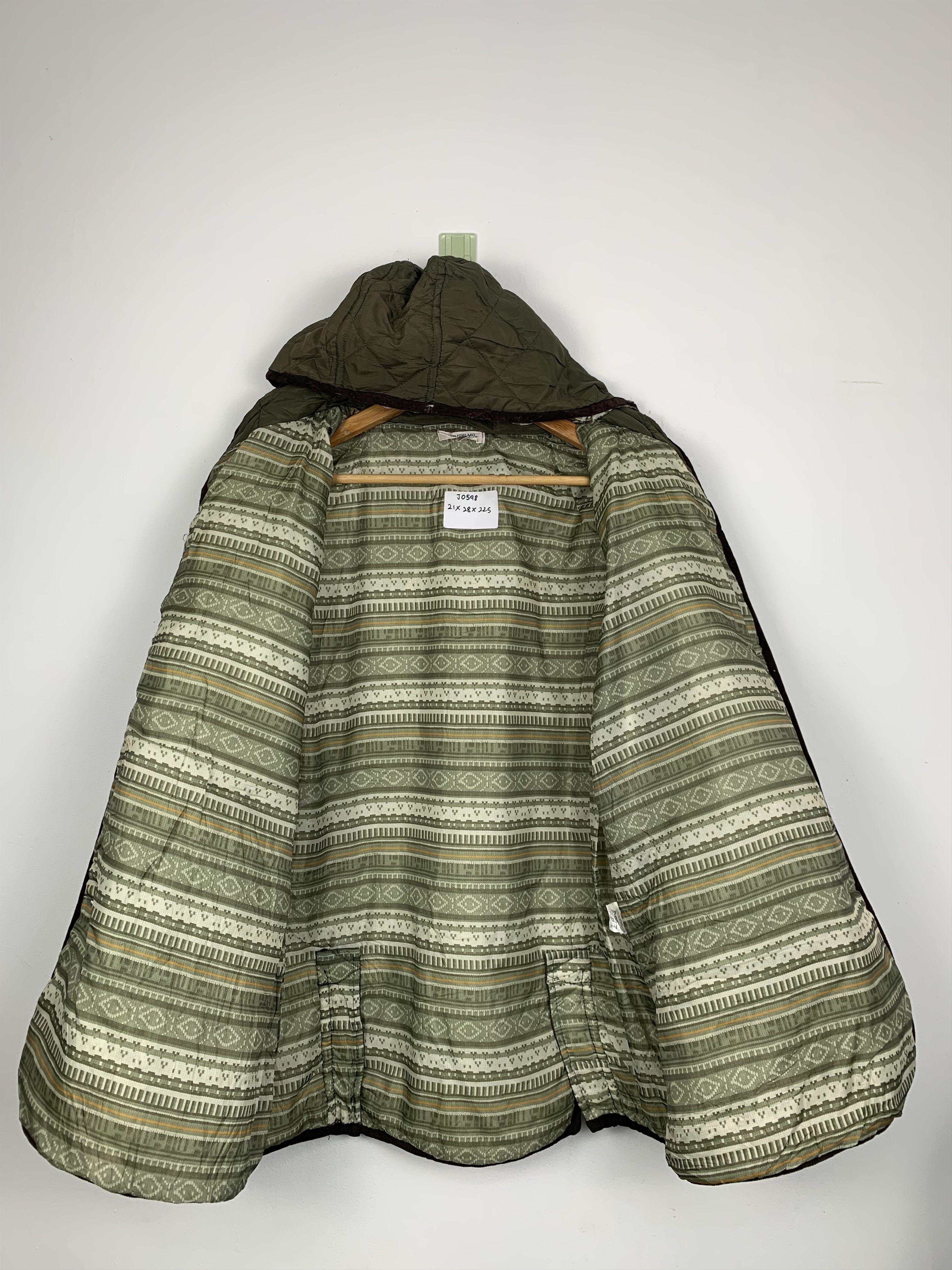 Japanese Brand Vintage POMPELMO Button Quilted Pattern Lining Jacket J0598 Size US S / EU 44-46 / 1 - 6 Thumbnail