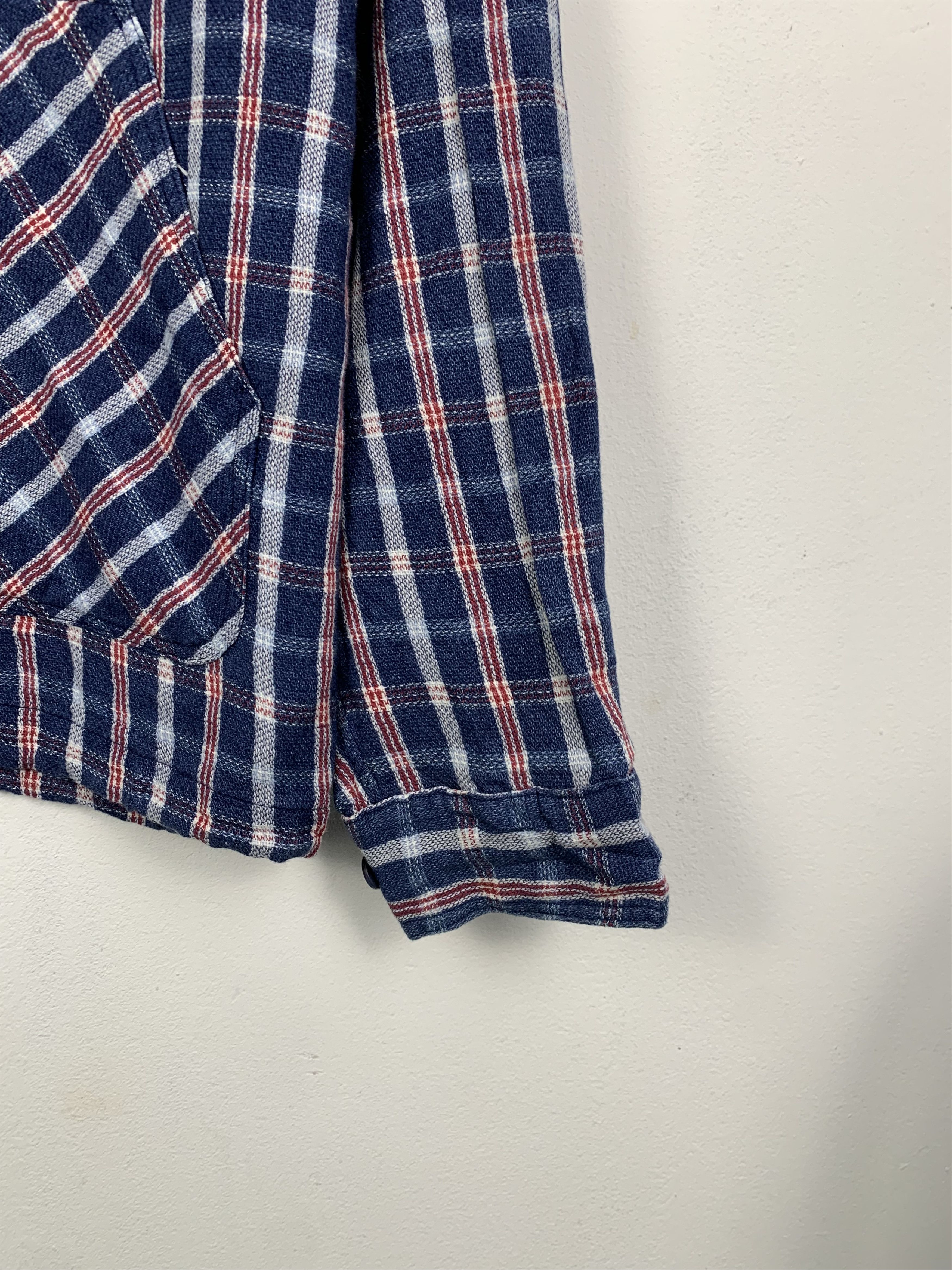Japanese Brand Vintage CHE ST DESIGN x SHARKEY'S Checkered Jacket J0710 Size US S / EU 44-46 / 1 - 3 Thumbnail