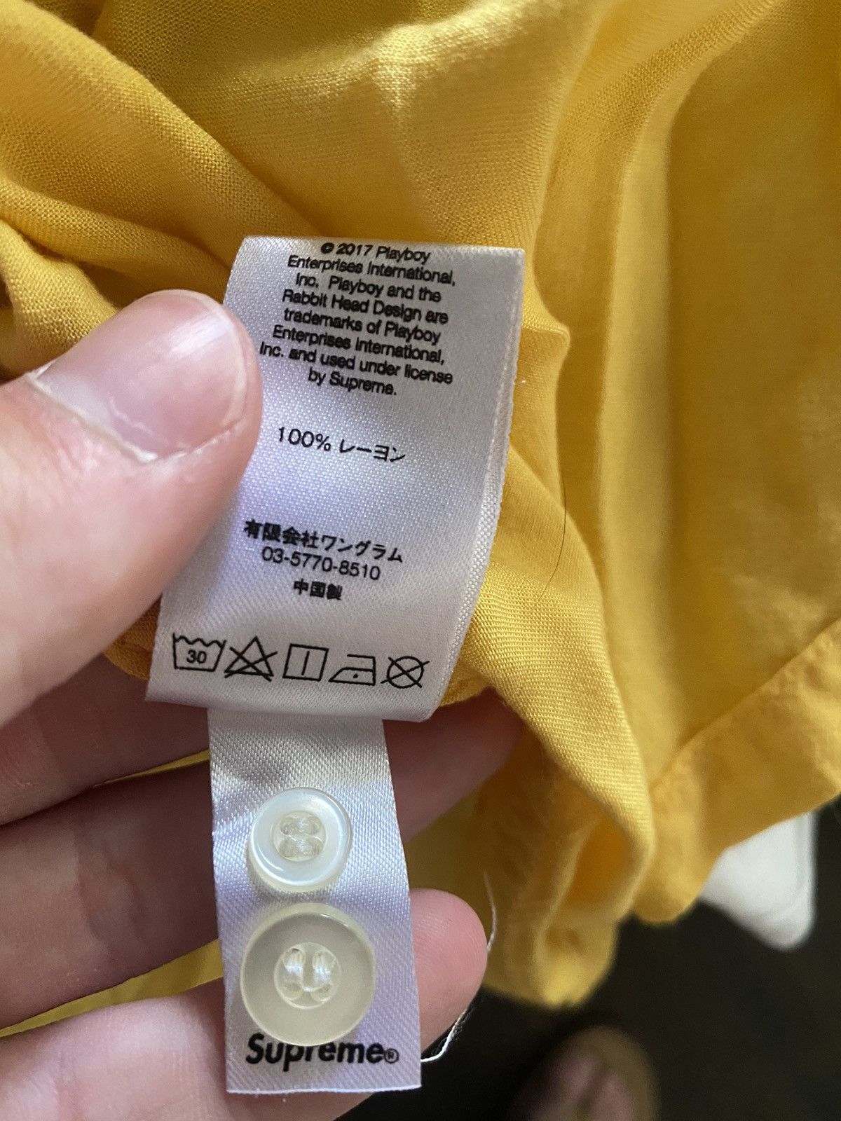 Playboy × Supreme Supreme x Playboy Bowling Shirt SS17 Size US M / EU 48-50 / 2 - 9 Thumbnail