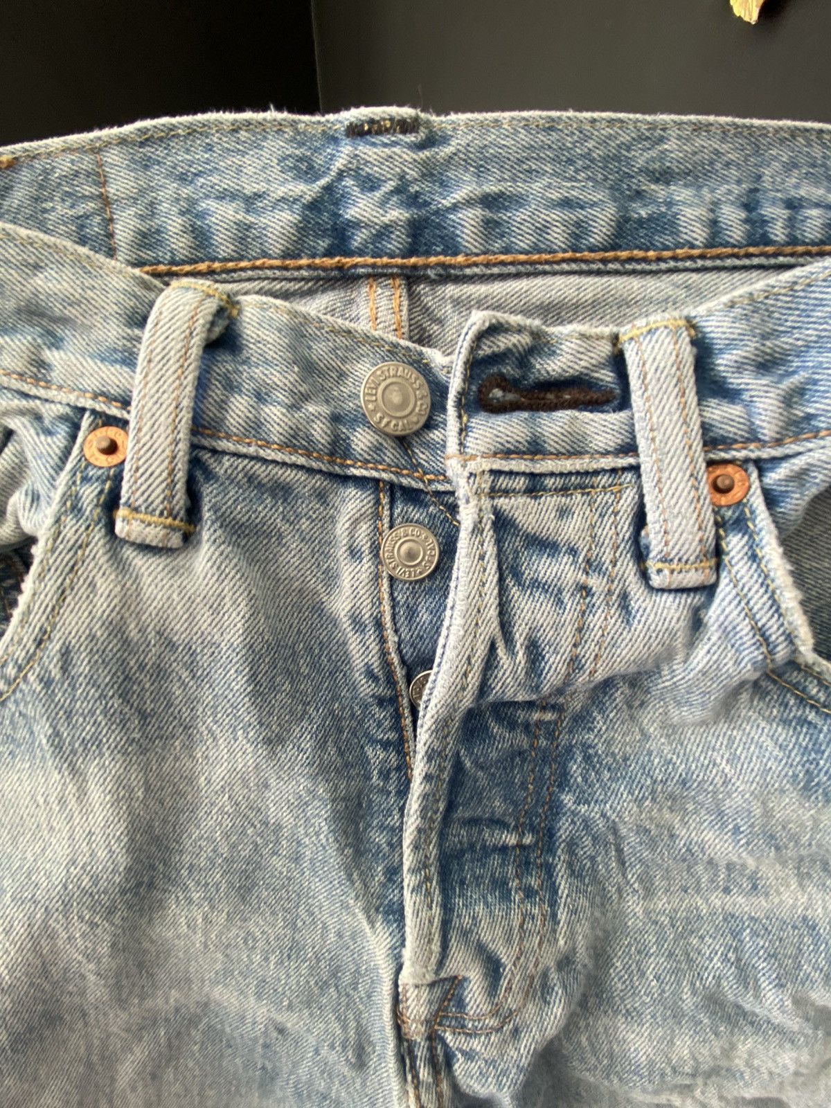 Levi's Levi 501 CT Customized & Tapered Jeans (Vintage Style) Size US 28 / EU 44 - 5 Thumbnail