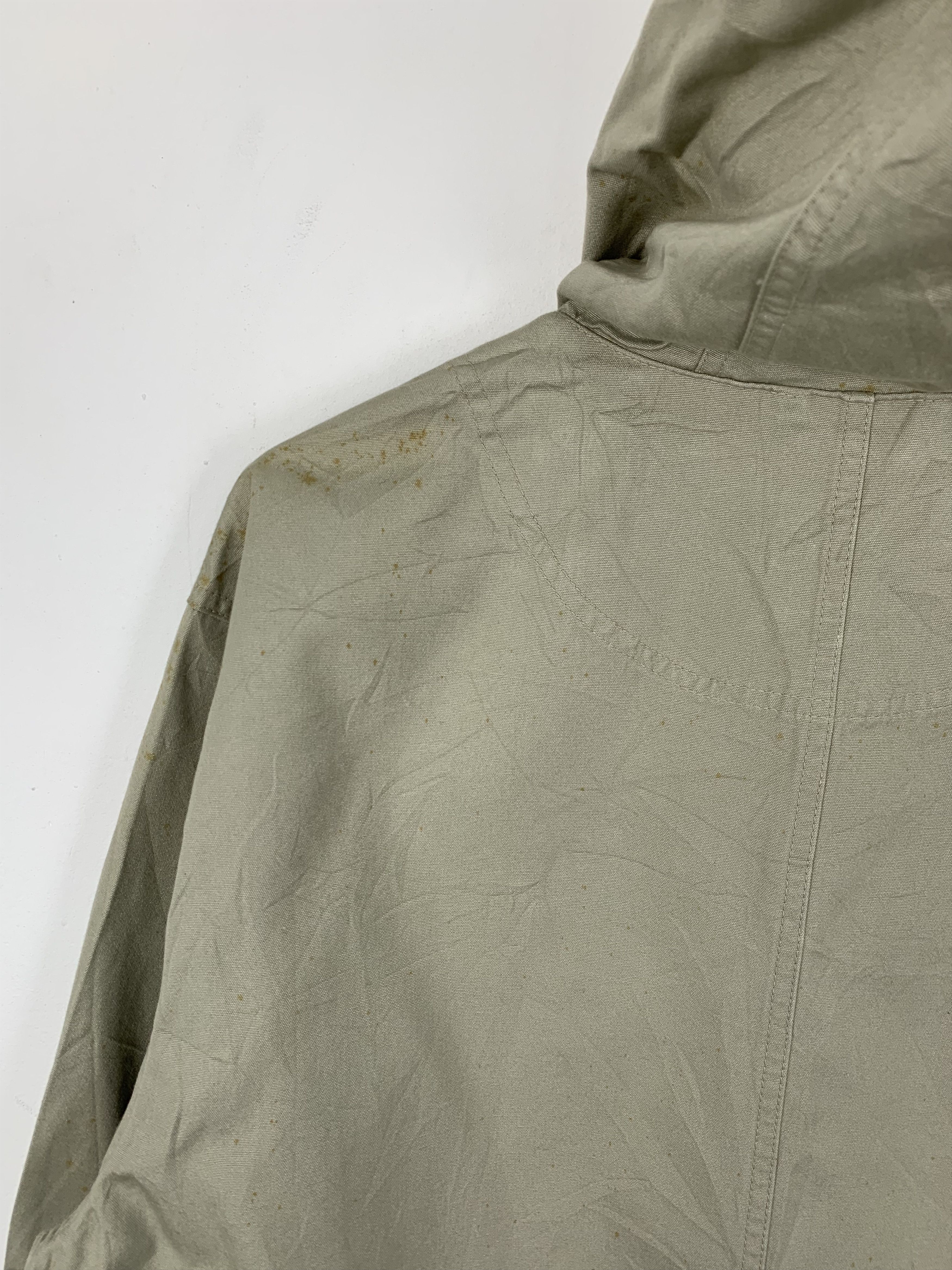 Uniqlo × Vintage Vintage UNIQLO Khaki Hoodie Jacket Size US L / EU 52-54 / 3 - 18 Thumbnail
