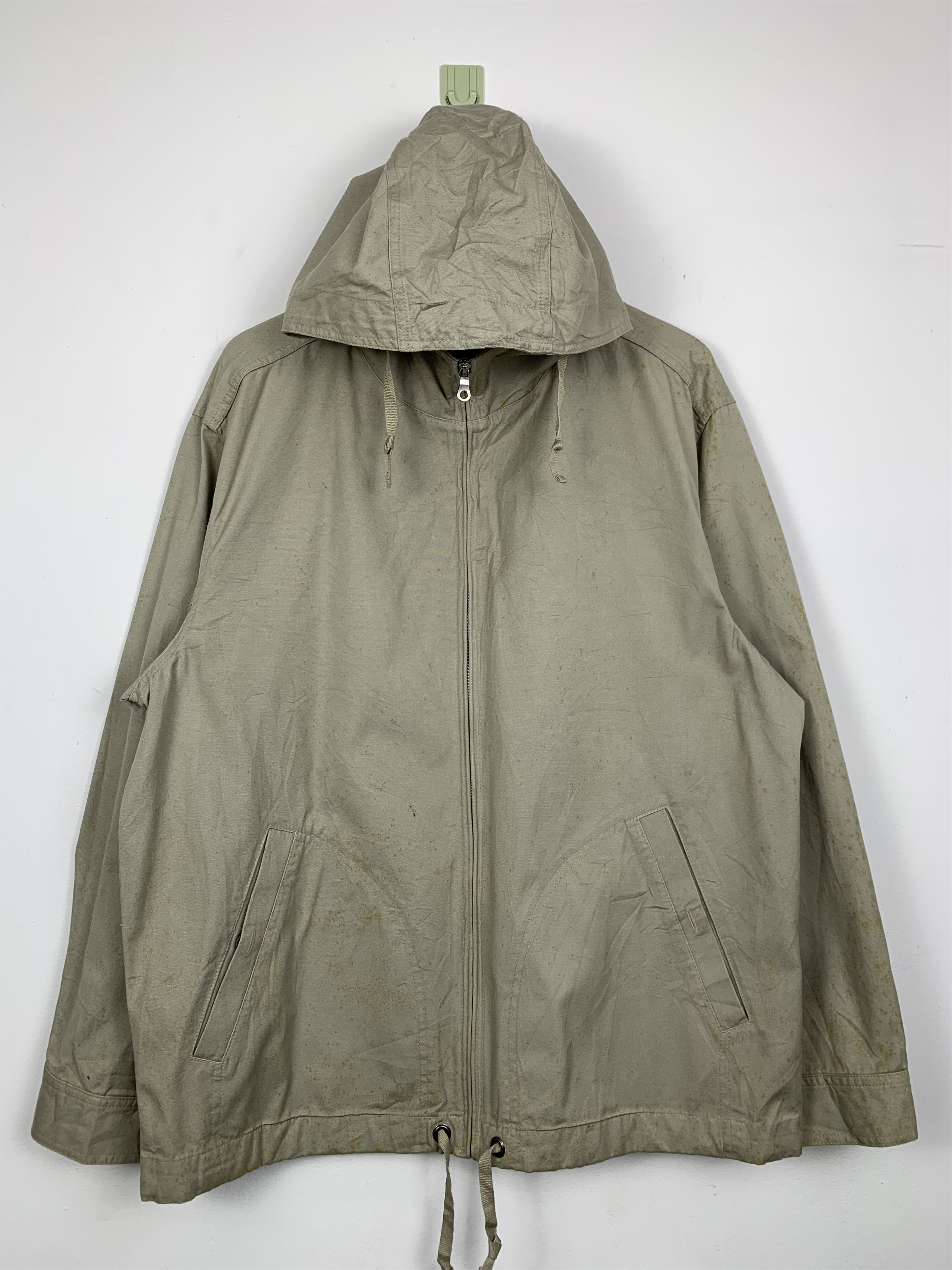Uniqlo × Vintage Vintage UNIQLO Khaki Hoodie Jacket Size US L / EU 52-54 / 3 - 1 Thumbnail