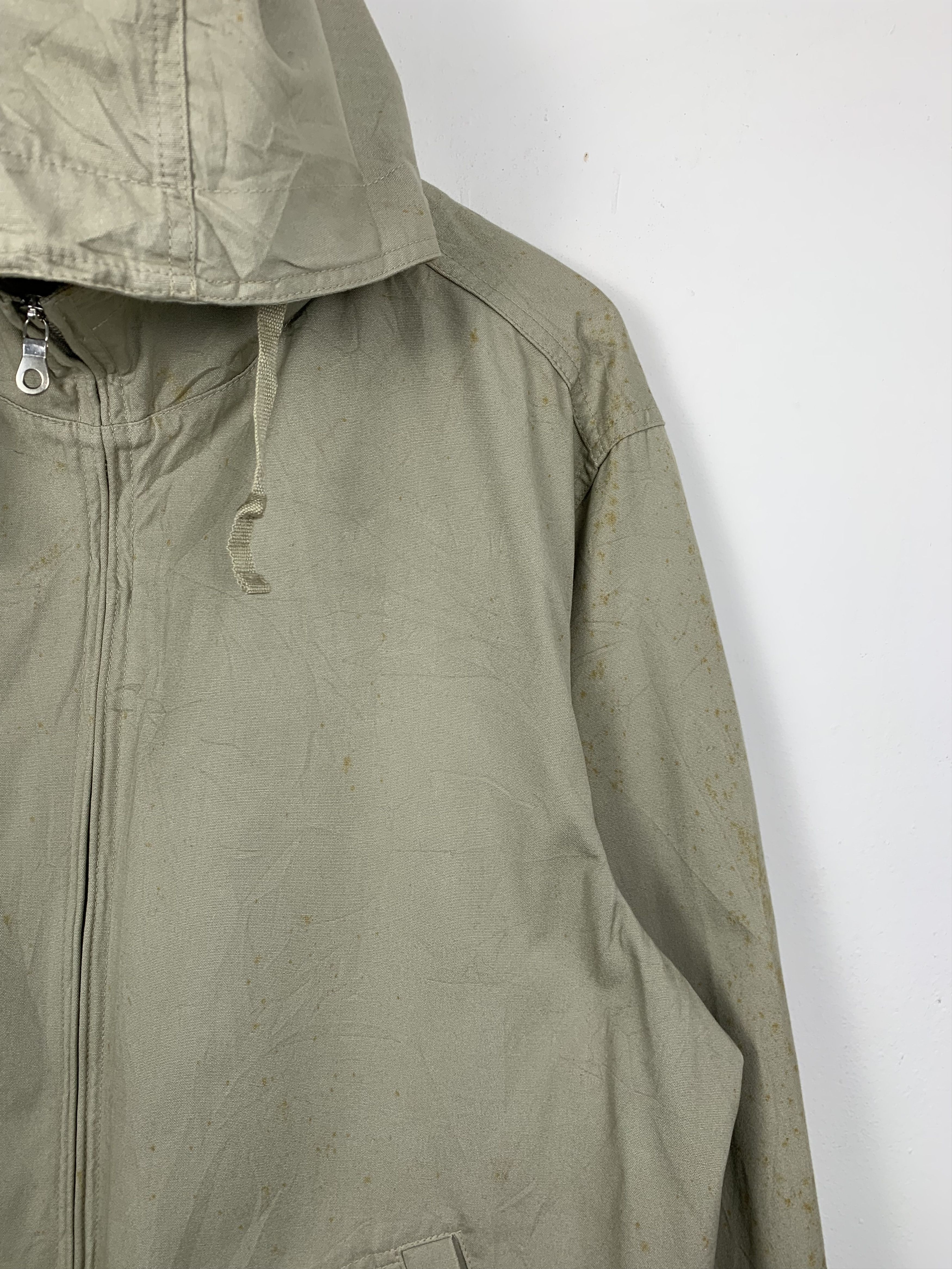 Uniqlo × Vintage Vintage UNIQLO Khaki Hoodie Jacket Size US L / EU 52-54 / 3 - 4 Thumbnail