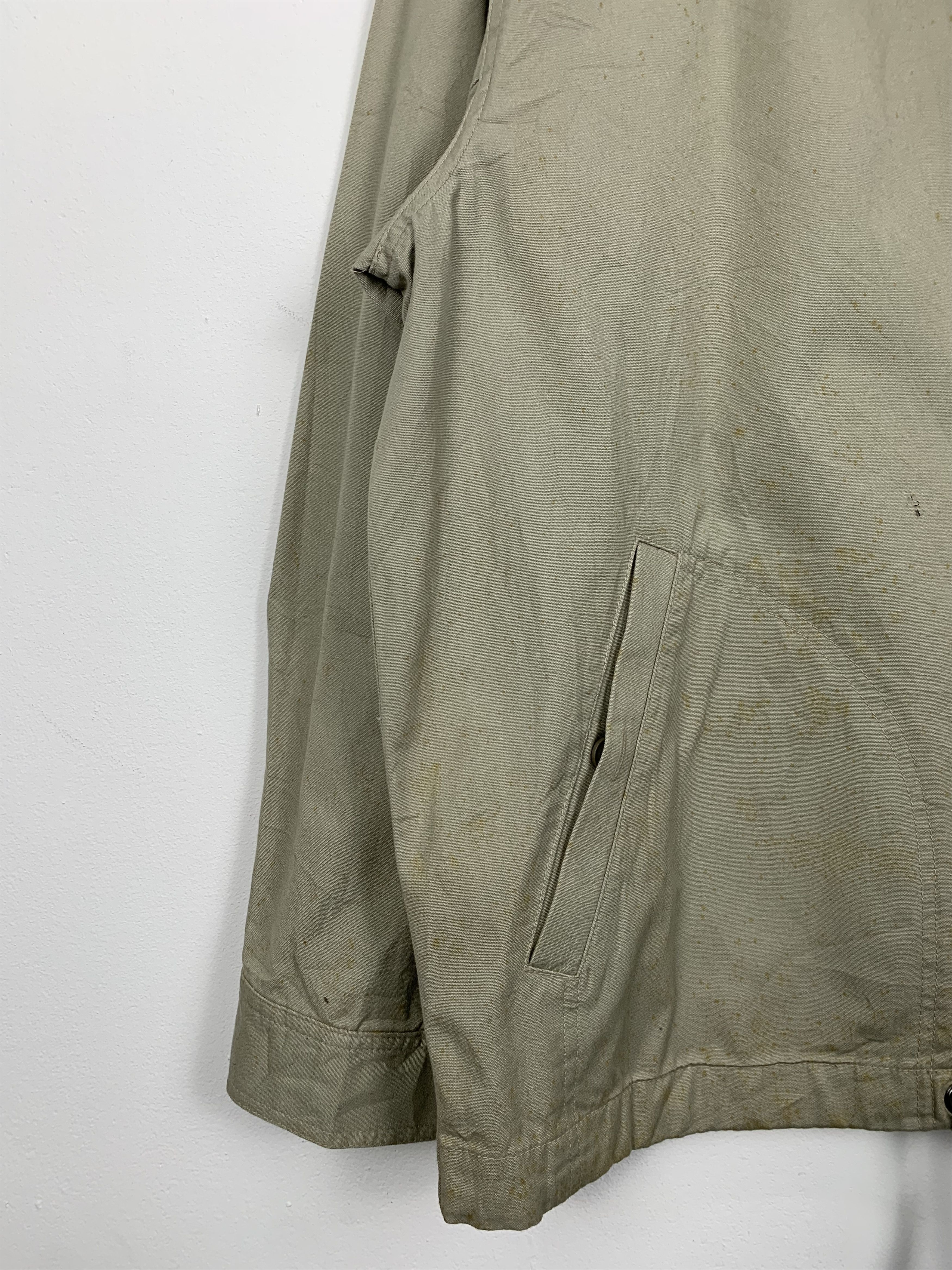 Uniqlo × Vintage Vintage UNIQLO Khaki Hoodie Jacket Size US L / EU 52-54 / 3 - 8 Thumbnail