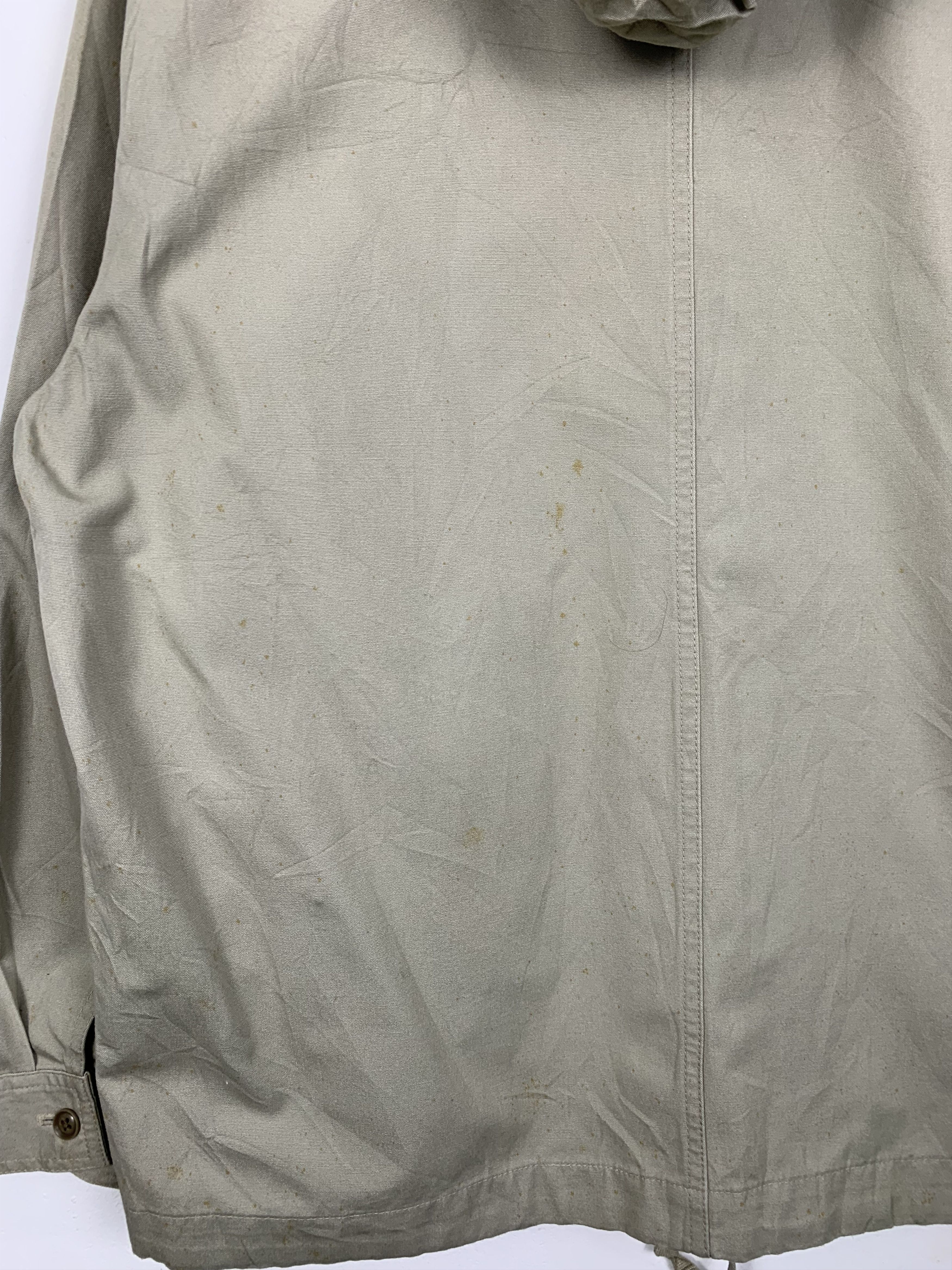 Uniqlo × Vintage Vintage UNIQLO Khaki Hoodie Jacket Size US L / EU 52-54 / 3 - 16 Thumbnail