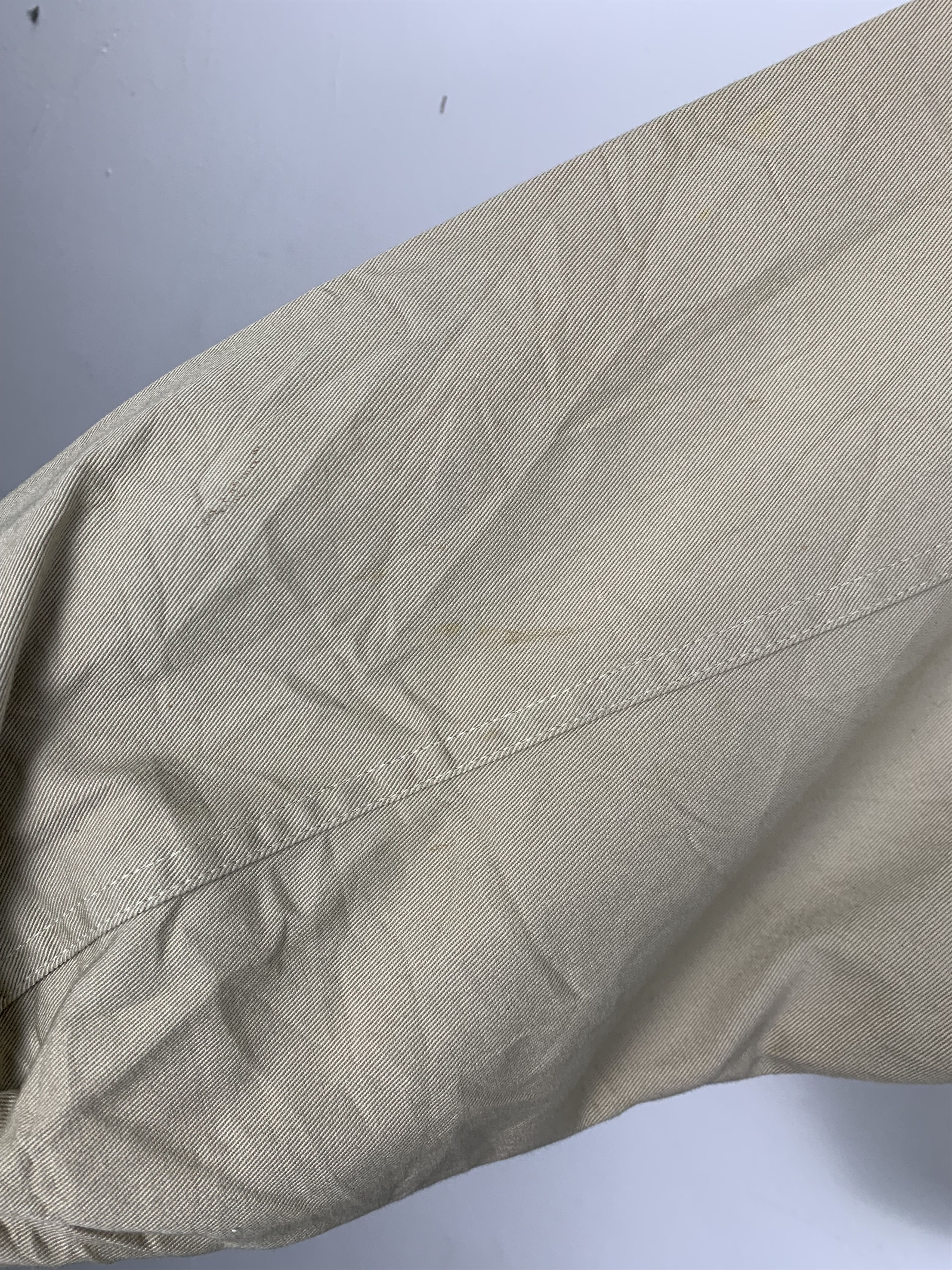 Vintage Vintage SCENE Khaki Nice Pattern Lining Jackets J0593 Size US M / EU 48-50 / 2 - 12 Thumbnail