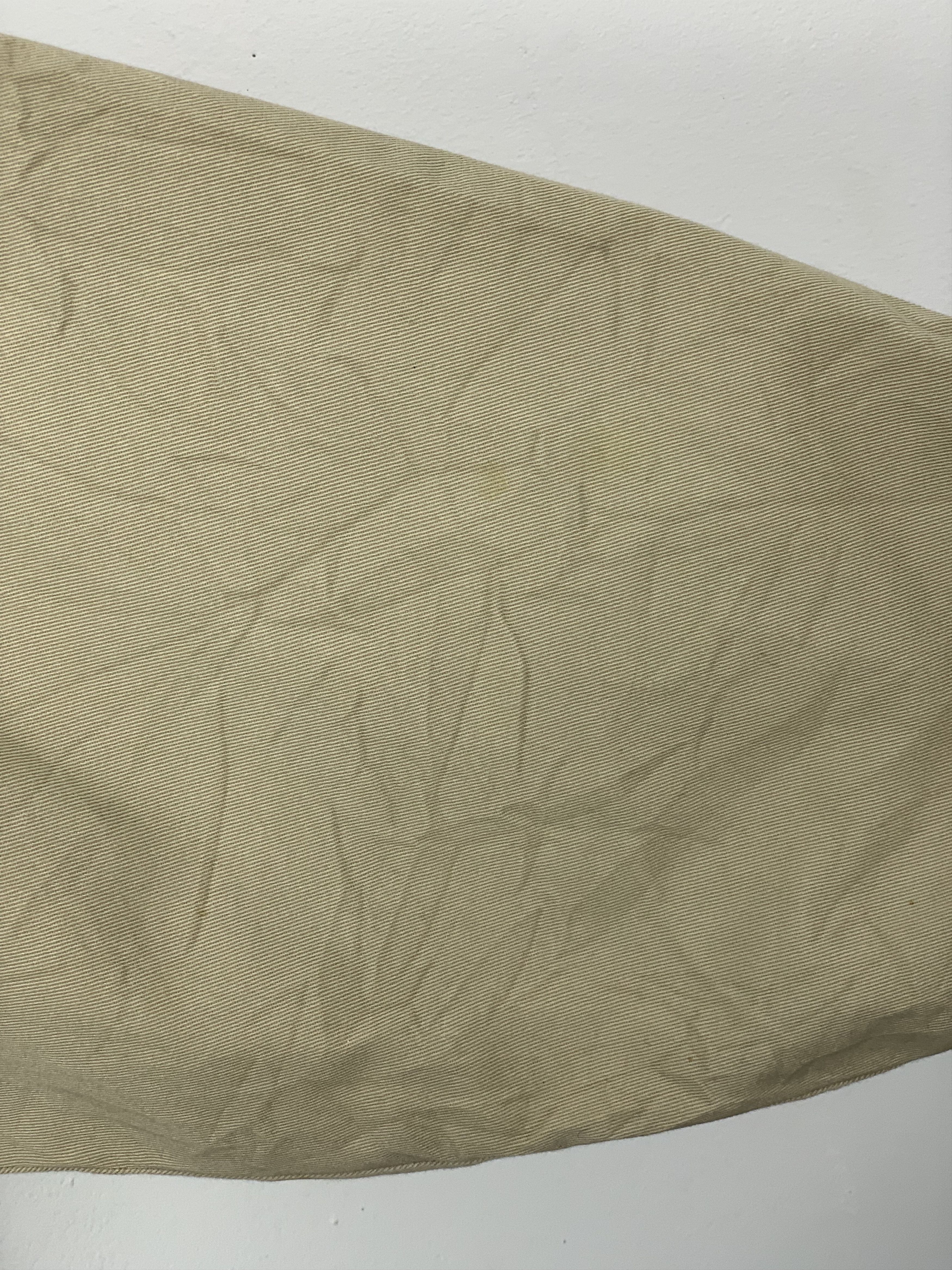 Vintage Vintage SCENE Khaki Nice Pattern Lining Jackets J0593 Size US M / EU 48-50 / 2 - 7 Thumbnail