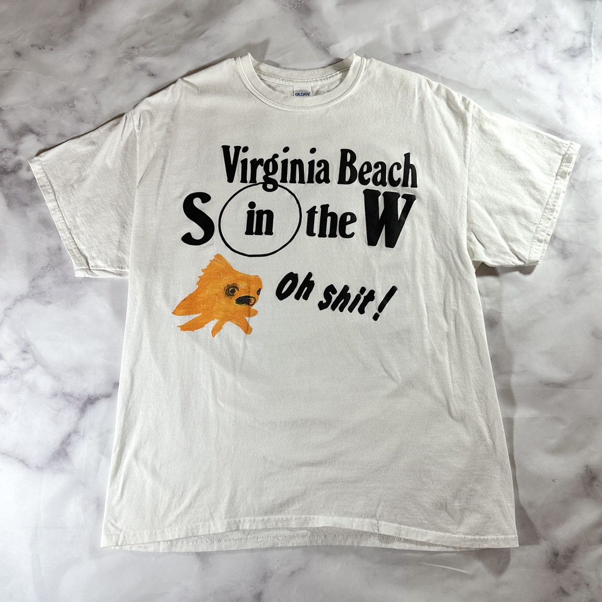 Cactus Plant Flea Market × Pharrell Something in the Water 2019 “Oh Shit!” Tee Size US XL / EU 56 / 4 - 1 Thumbnail