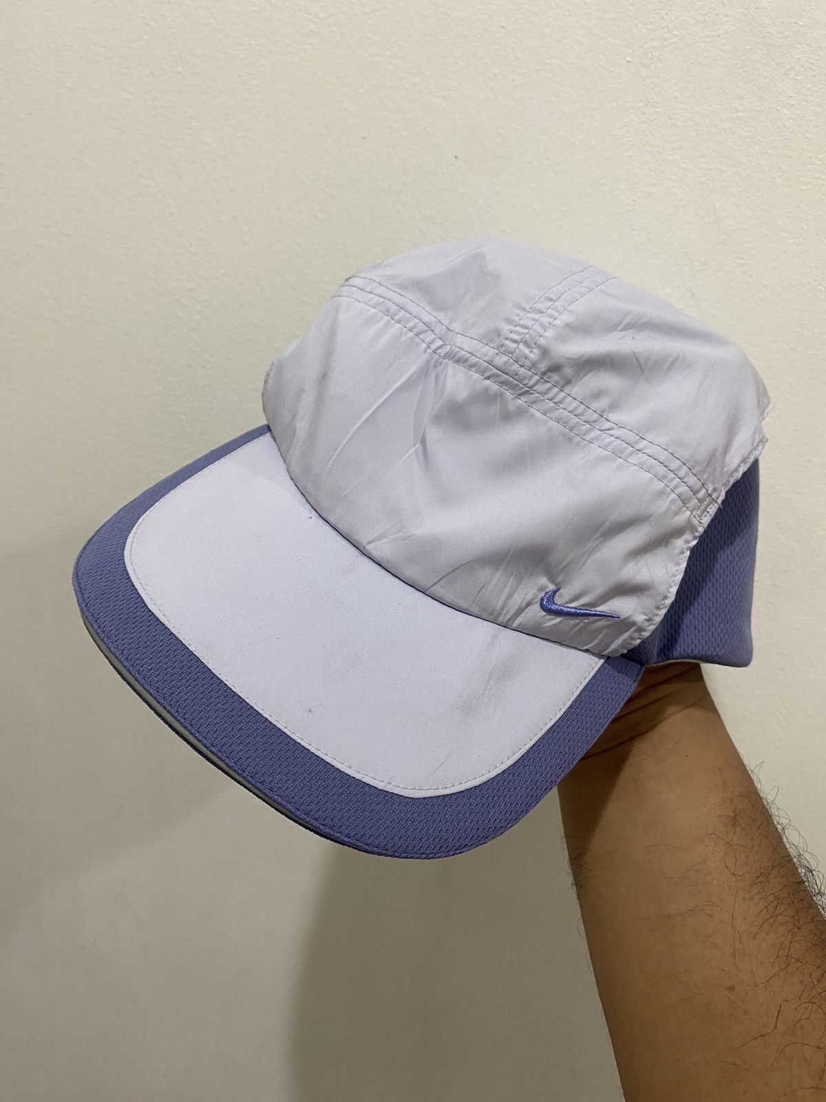 Nike × Vintage VTG Nike Runing Hat Size ONE SIZE - 1 Thumbnail