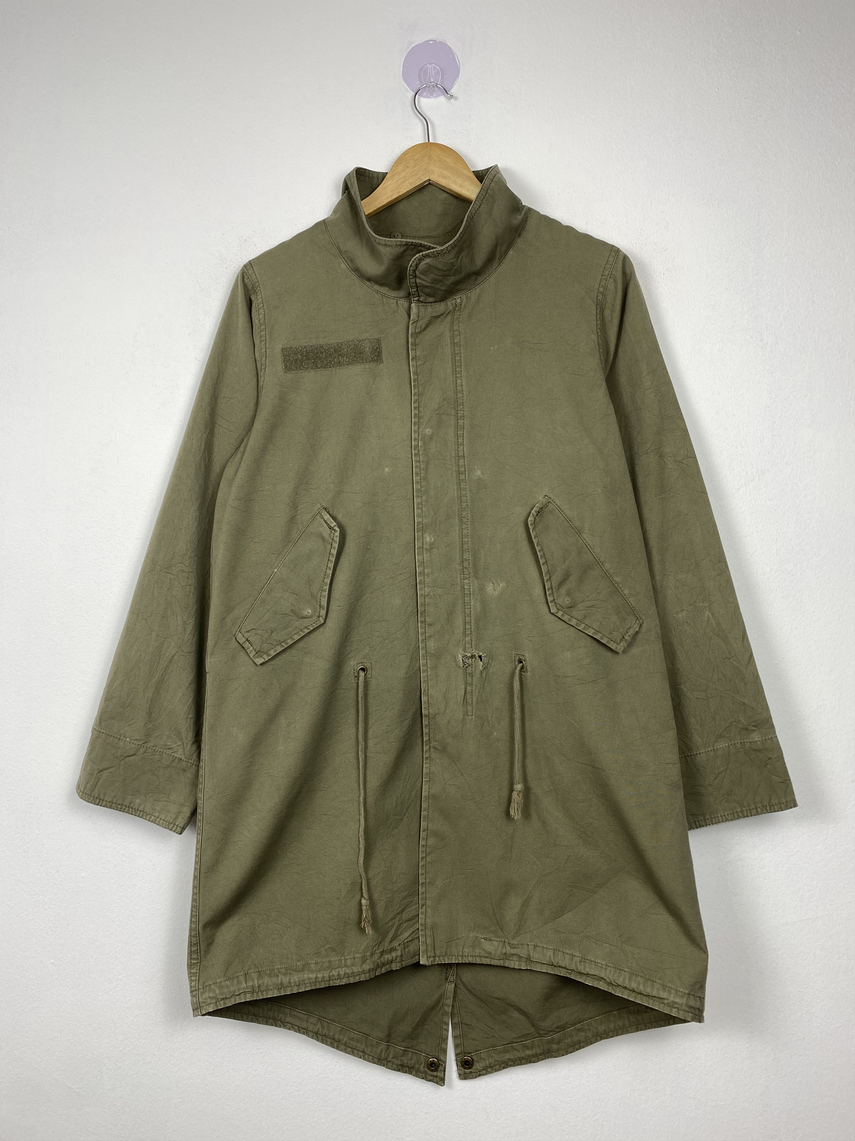 Japanese Brand Vintage Earth Music&Ecology Fishtail Parkas Jacket J1163 Size US S / EU 44-46 / 1 - 1 Thumbnail